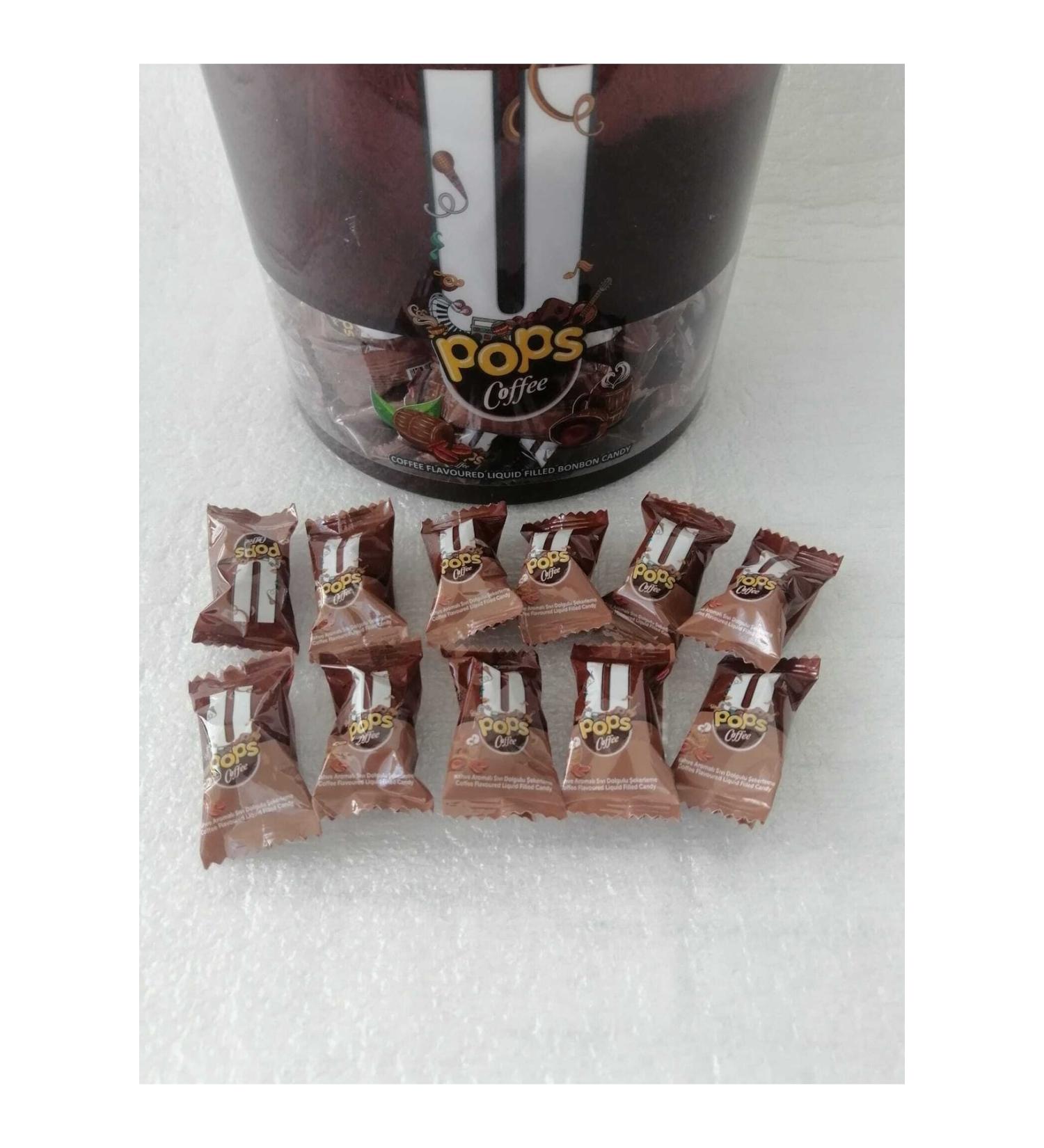 Durukan Confectionery U Pops Caffee Coffee Filled Confectionery 1 kg Cylinder Box - Buy Online on GoSupps.com