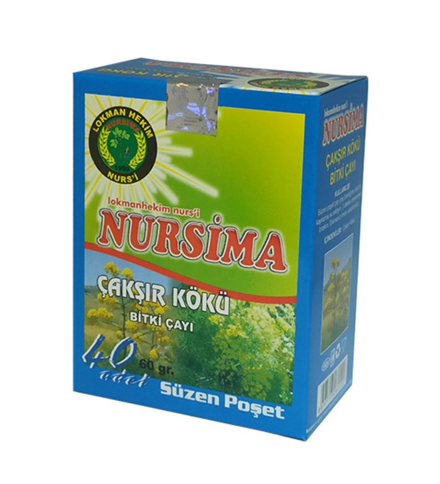 Nursima Chakra Root Herbal Tea 40 Filtering Bags