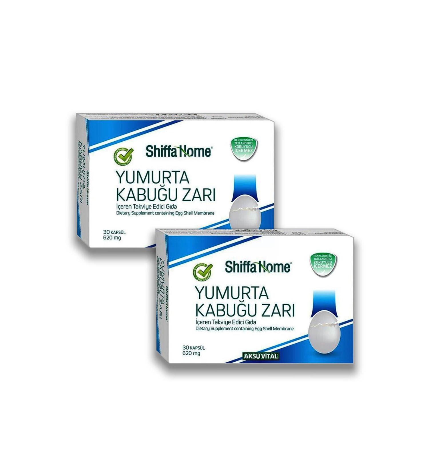 Shiffa Home 2 Aksuvital Egg Shell Membrane 620mg 30 Capsules - Buy Online on GoSupps.com