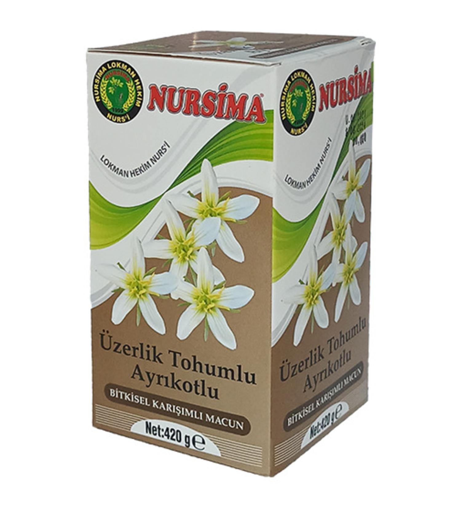 Nursima Siftaholsun Peganum Harmala Seed Couch Grass Herbal Mixture Paste 420 Gr