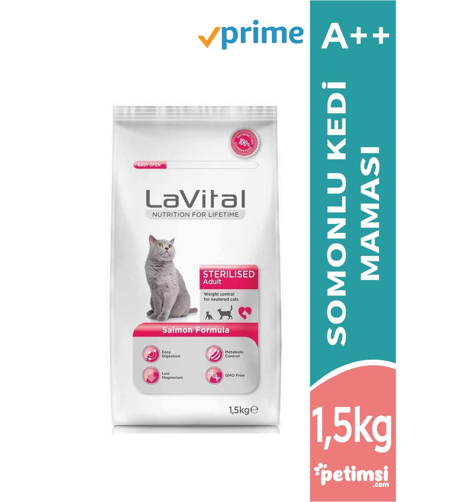 La Vital Sterilized Salmon Sterilized Cat Food 1.5 kg