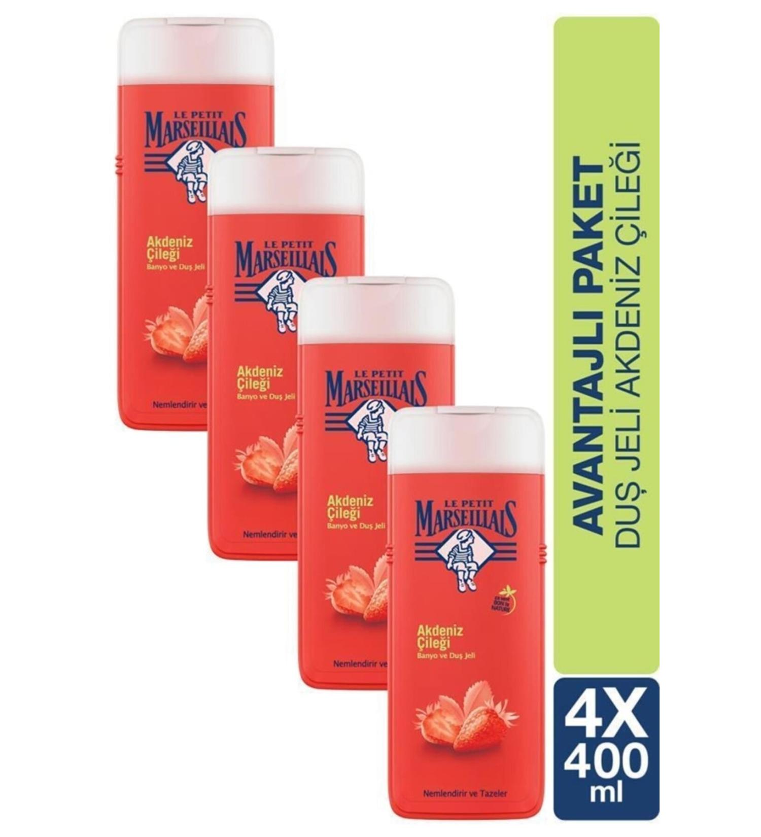 Le Petit Marseillais Mediterranean Strawberry Bath and Shower Gel 400ml