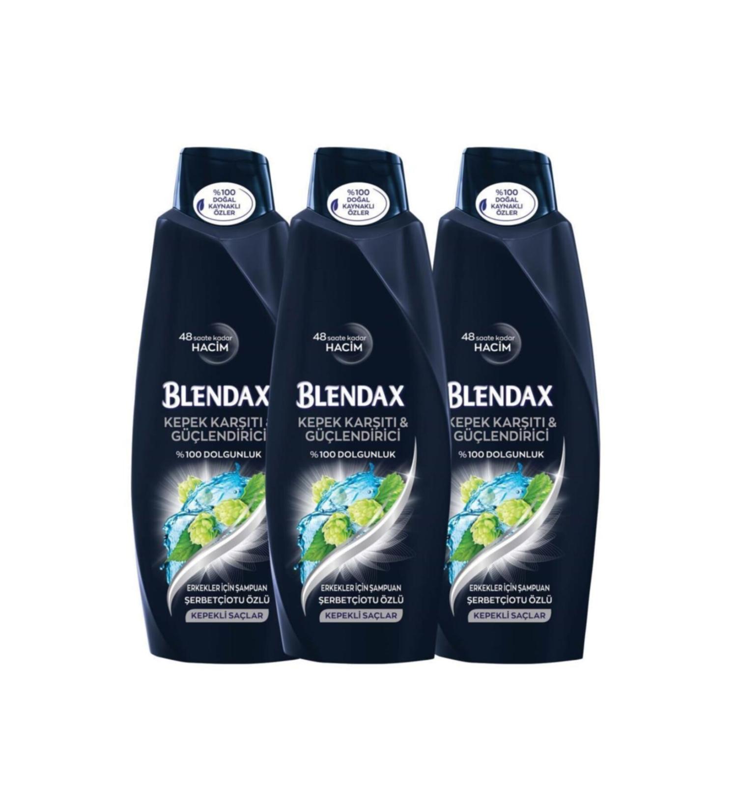 Blendax Anti-Dandruff Effective for Men 550 Ml X 3 Pieces