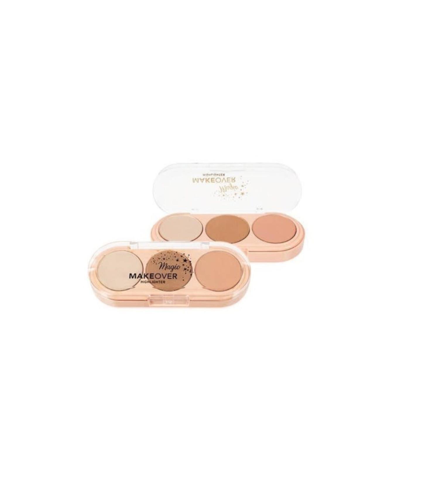 Makeover Highlighter Illuminating 3-Palette 02 8680923332505