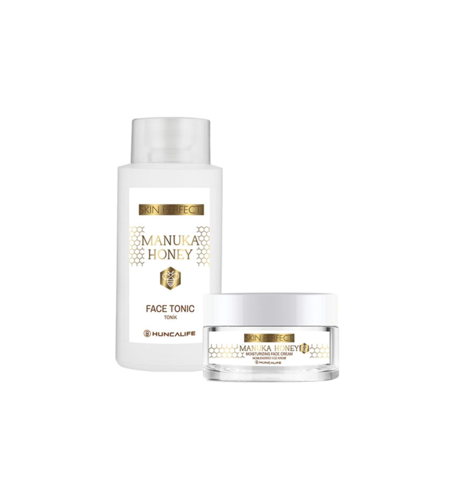 Huncalife Skin Perfect Manuka Honey Extract Face Cream 50 Ml + Manuka Honey Extract Toner 150 Ml 51991