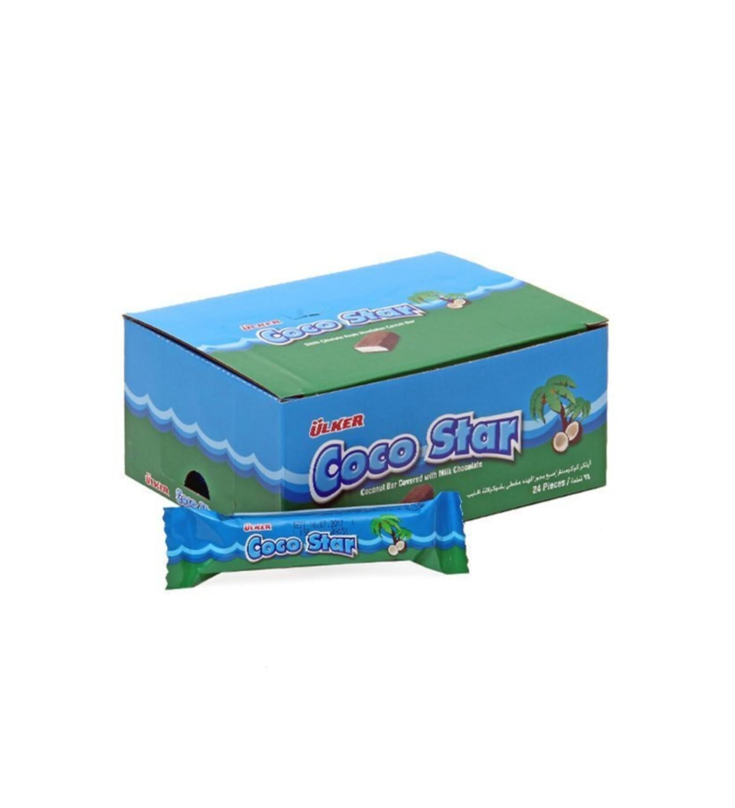  lker Cocostar Coconut Bar 25gr * 24 Pcs. - Buy Online on GoSupps.com