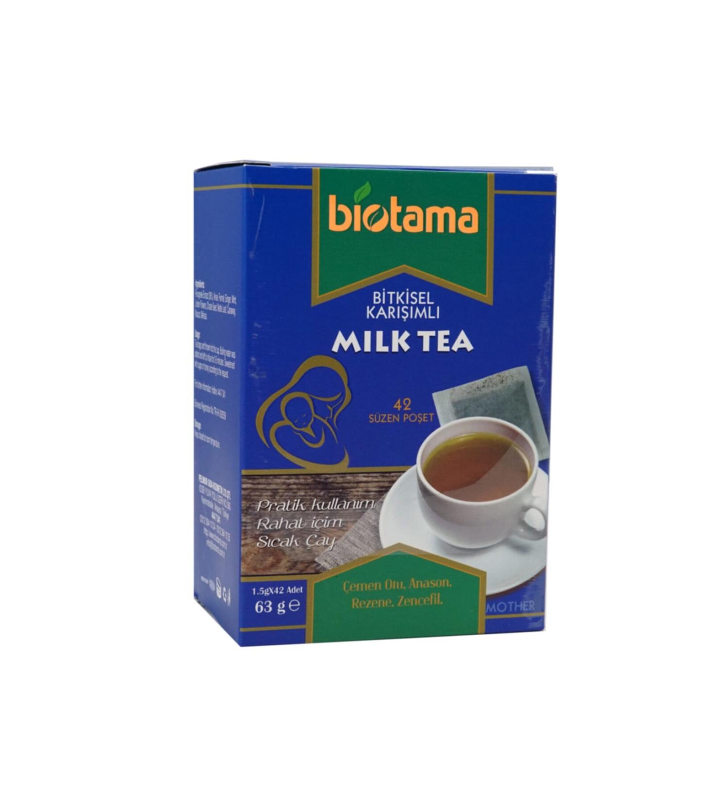 Biotama Milk Herbal Tea 42 Filter Bags
