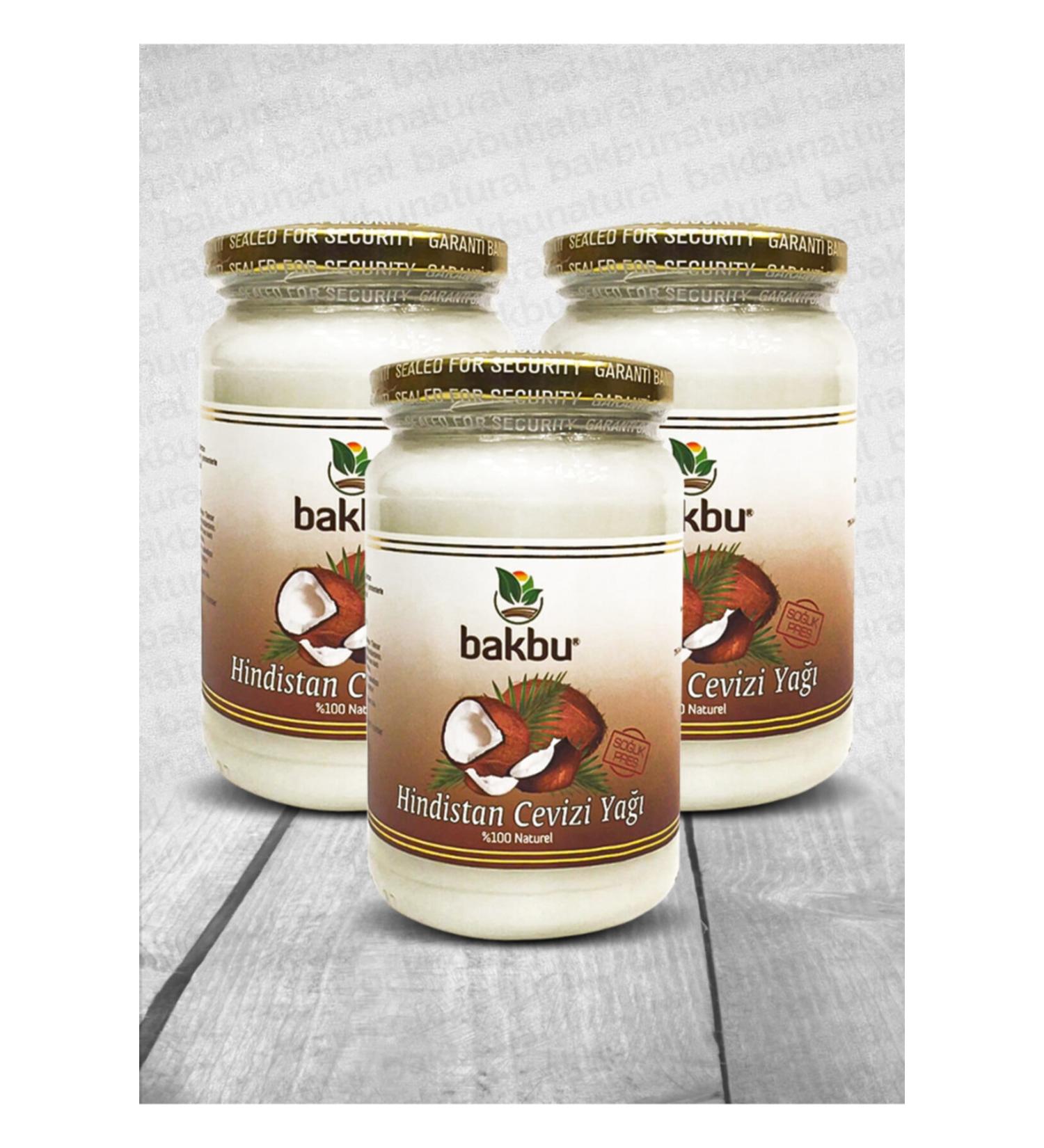 Bakbu Coconut Oil 320 ml 3 Pcs