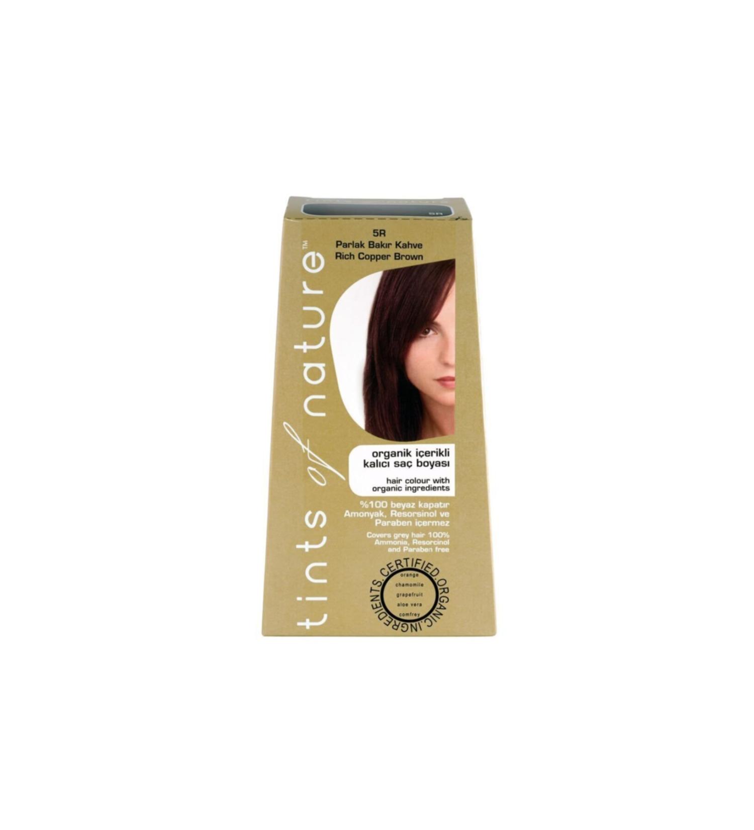 Tints Of Nature 5r Bright Copper Brown Organic Hair Dye
