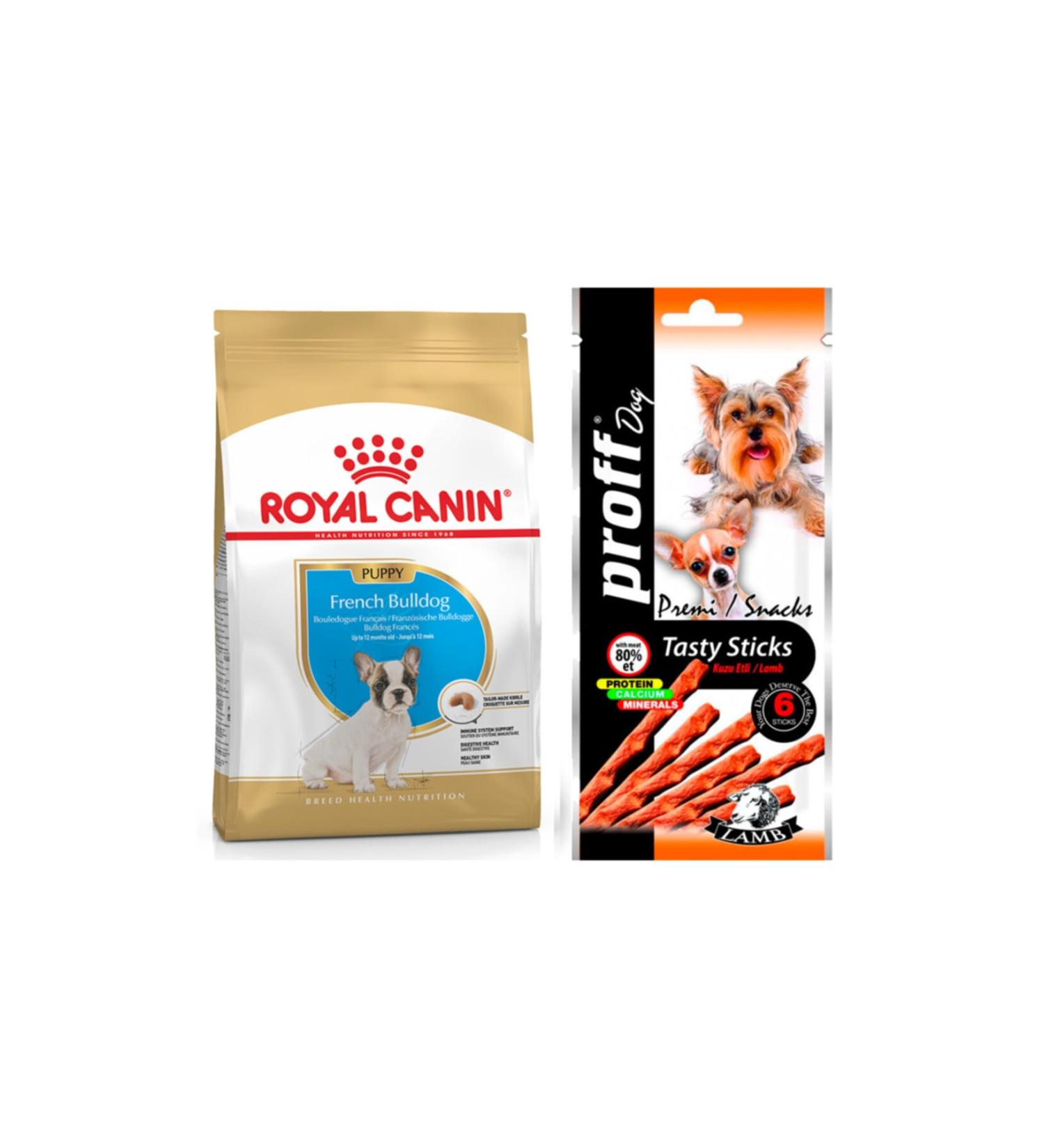Royal Canin Puppy French Bulldog Dog Food 3 kg + Proff Small Breed Dog Award