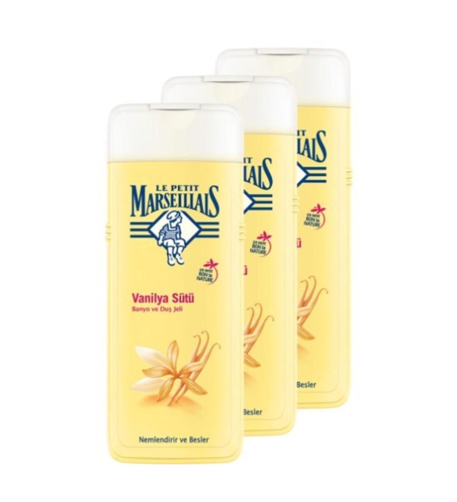 Le Petit Marseillais Shower Gel Vanilla Milk 400 ml X 3 Pcs