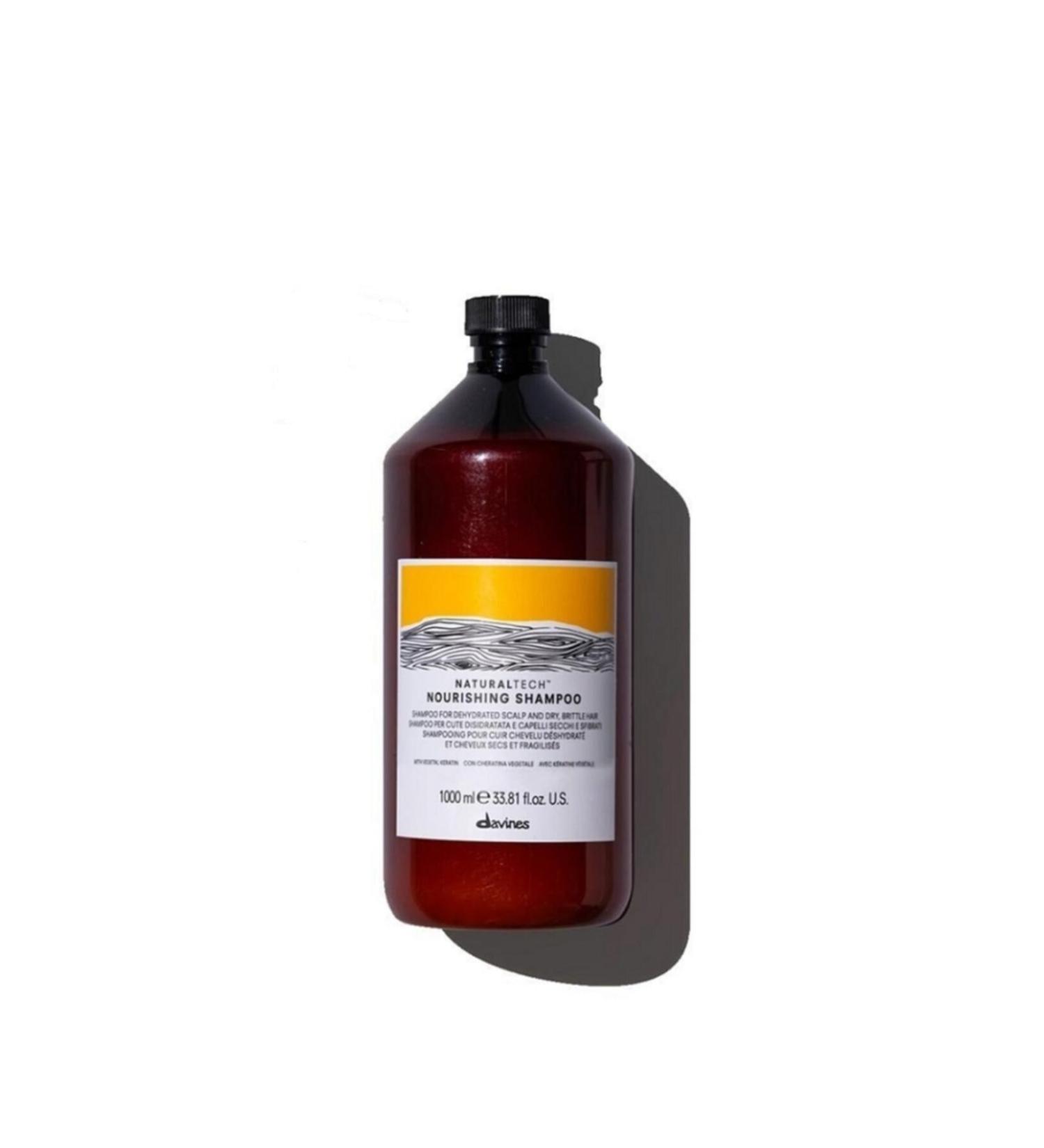 Davines Naturaltech Nourishing Shampoo 1000 ml Sulfate-Free for Damaged Dry Hair