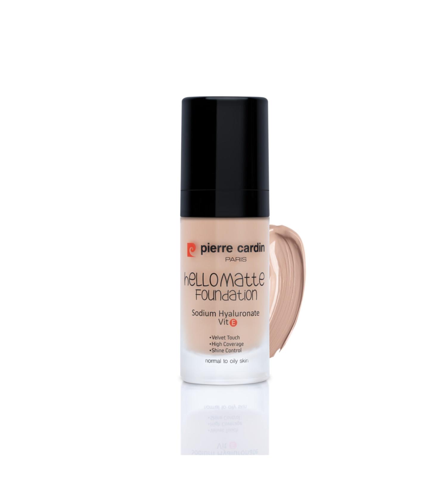 Pierre Cardin Hello Matte High Coverage Matte Foundation Medium Beige - Buy Online on GoSupps.com