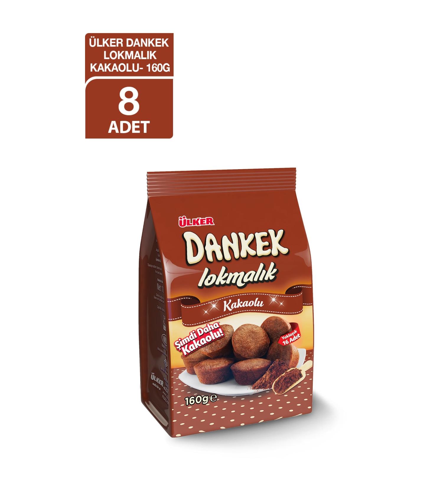 Ulker Dankek Bite Size Cocoa 160 gr X 8 pcs