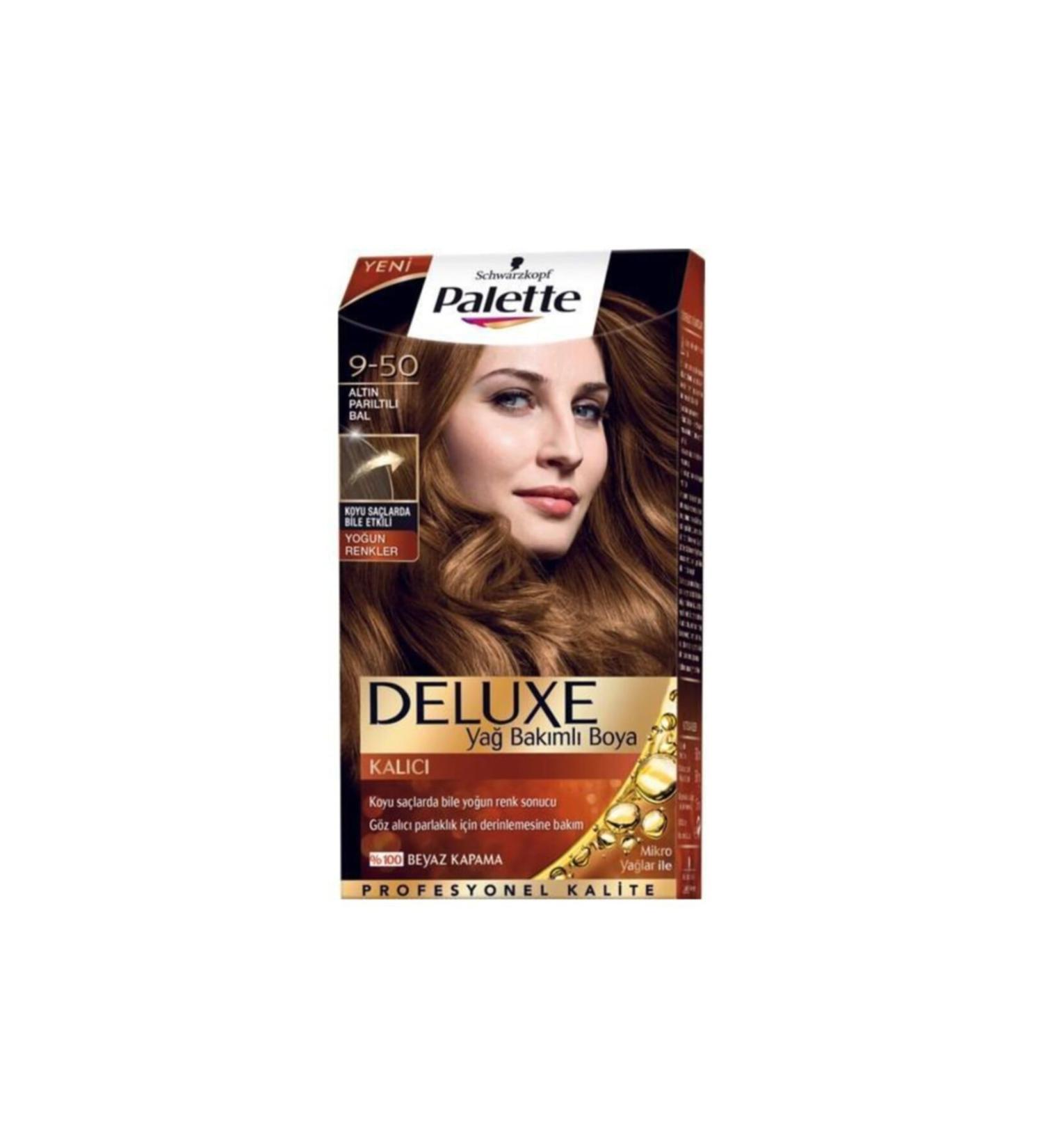 Palette Hair Dye Deluxe Intense Colors 9-50 Golden Shimmer Honey