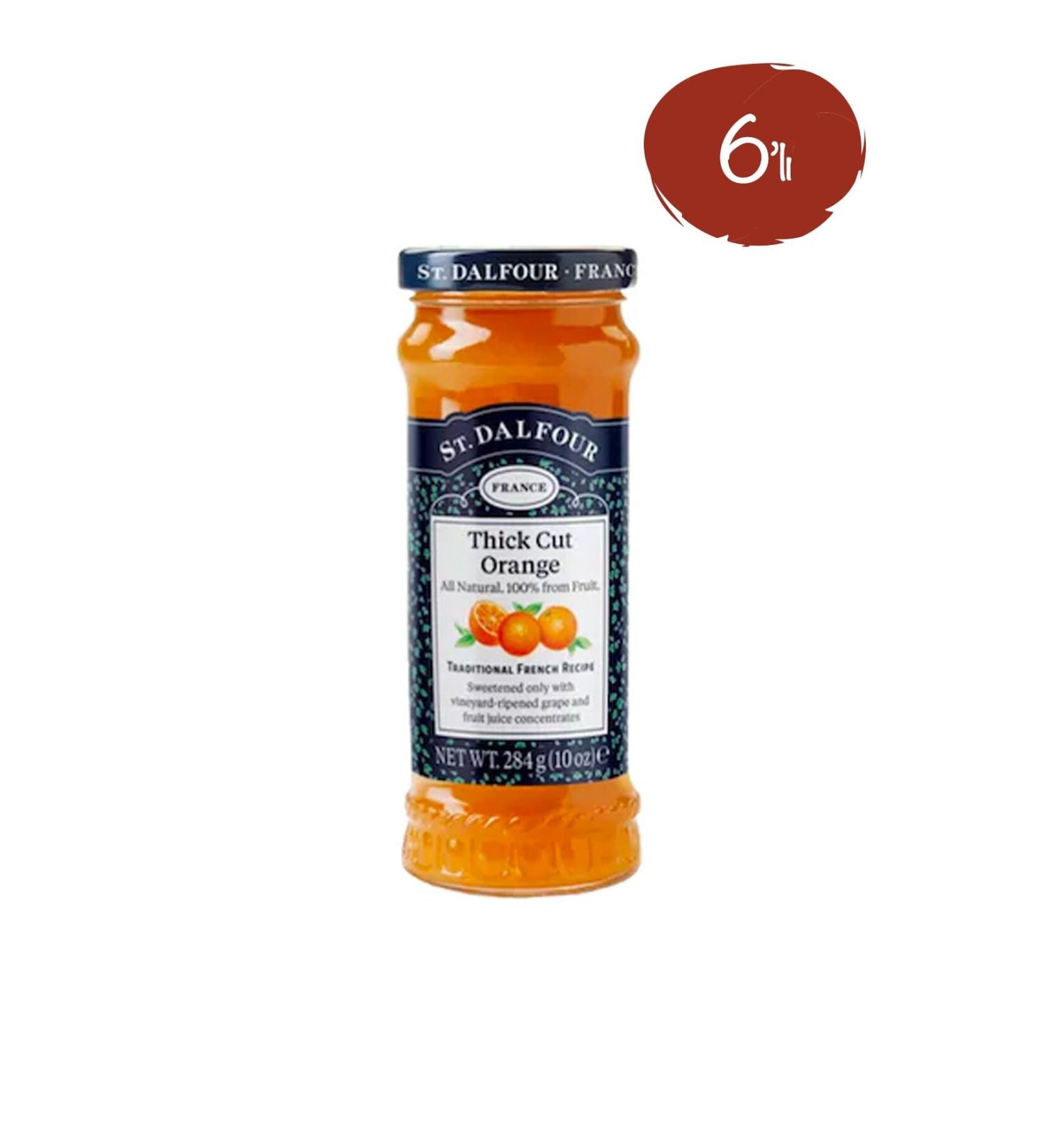 St. Dalfour ST DALFOUR ORANGE JAM 284 GR. X6