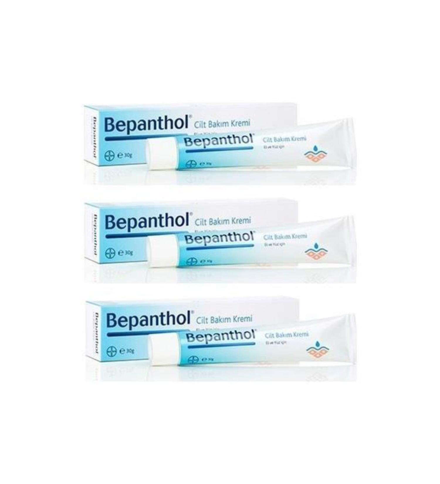 Bepanthol Bayer Skin Care Cream 30 Gr X 3 Boxes
