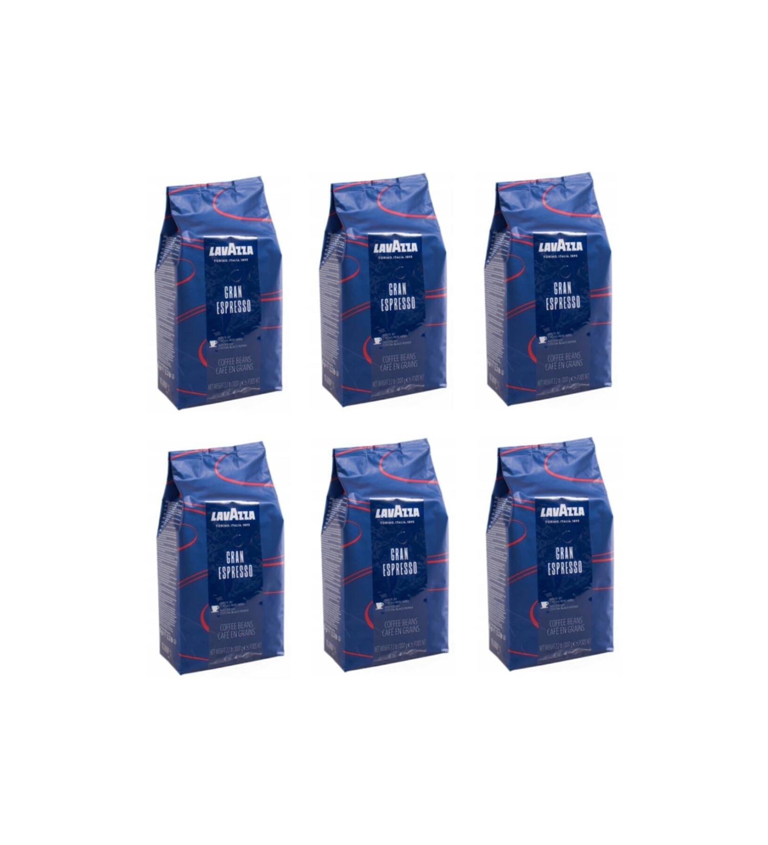 LavAzza Gran Espresso Bean Coffee 1 Kg 6-Pack