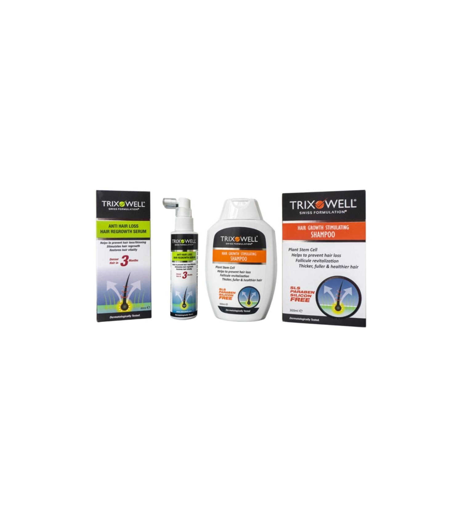 Trixowell Anti Hair Loss Shampoo and Serum Set