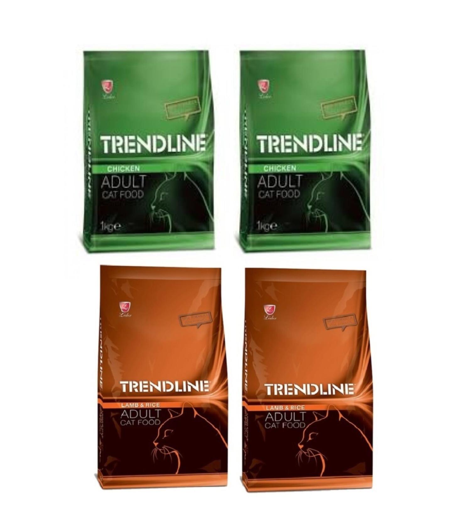 Trendline Chicken-Lamb Cat Food 1000 gr X 4 kg