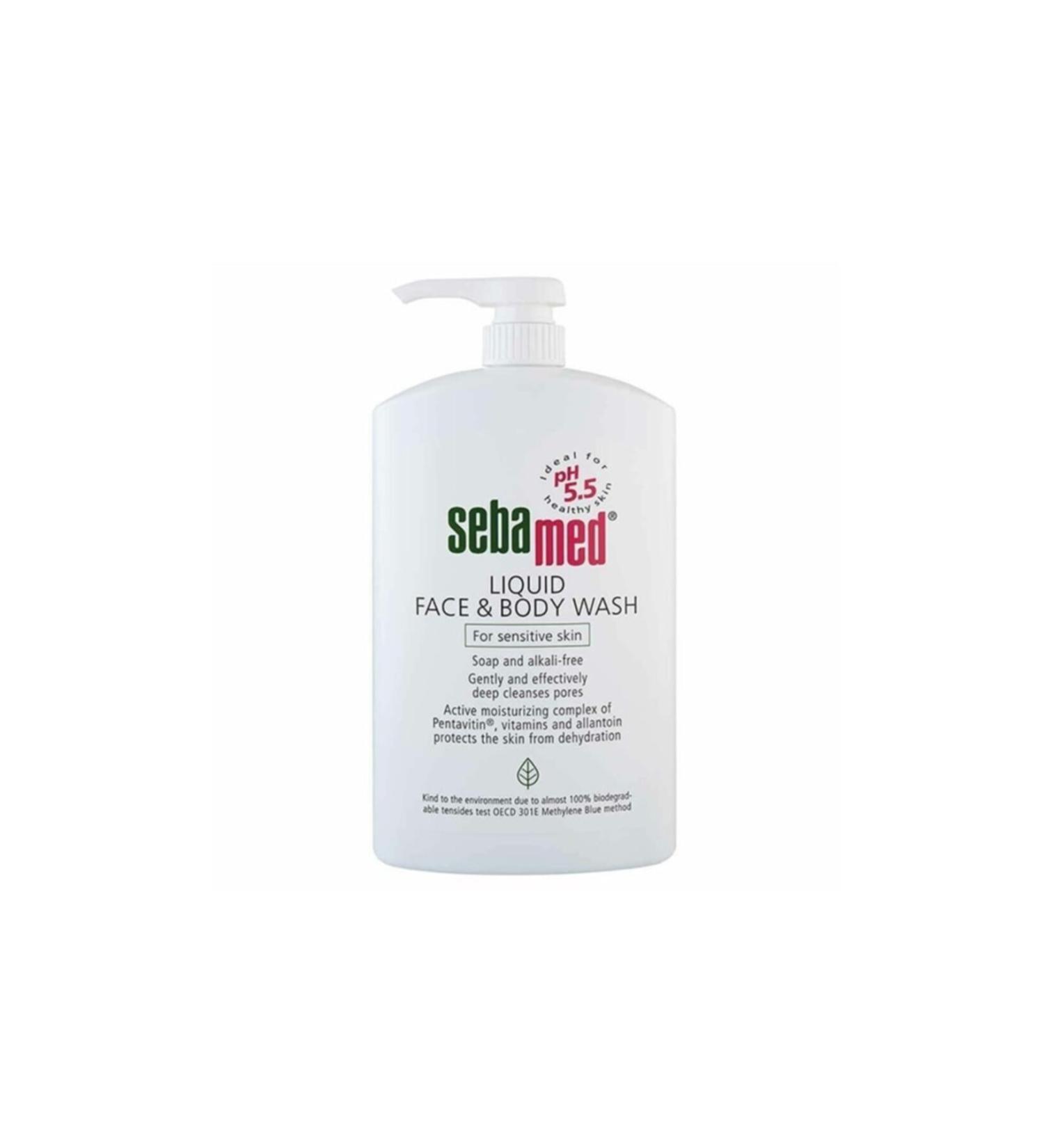 Sebamed Liquid Face & Body Cleanser 1000 ml - For Sensitive Skin