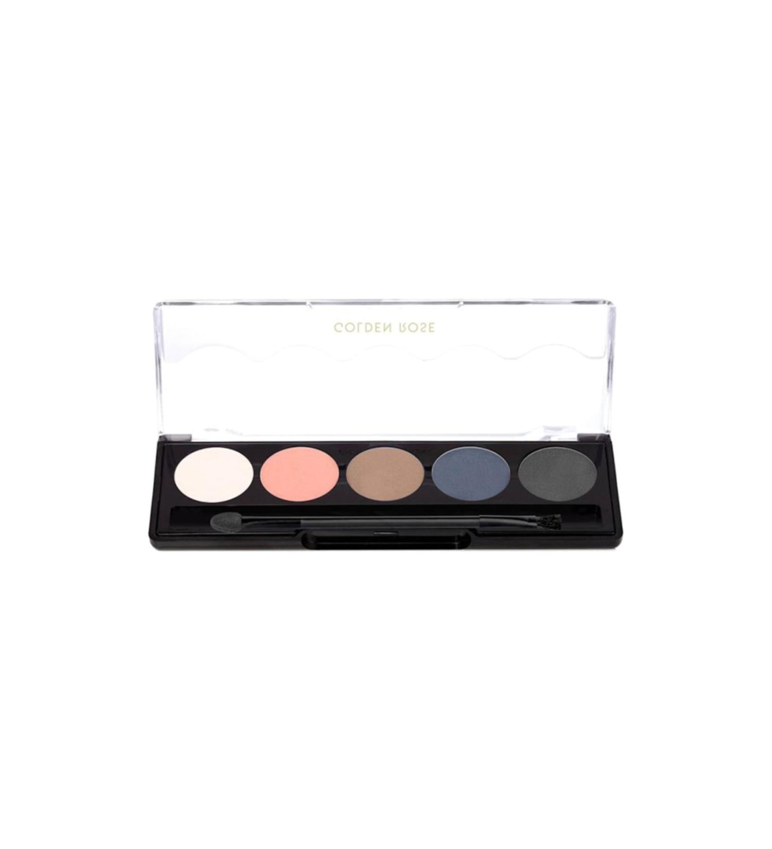 Golden Rose 5-Pack Eyeshadow - Professional Palette Eyeshadow No: 112