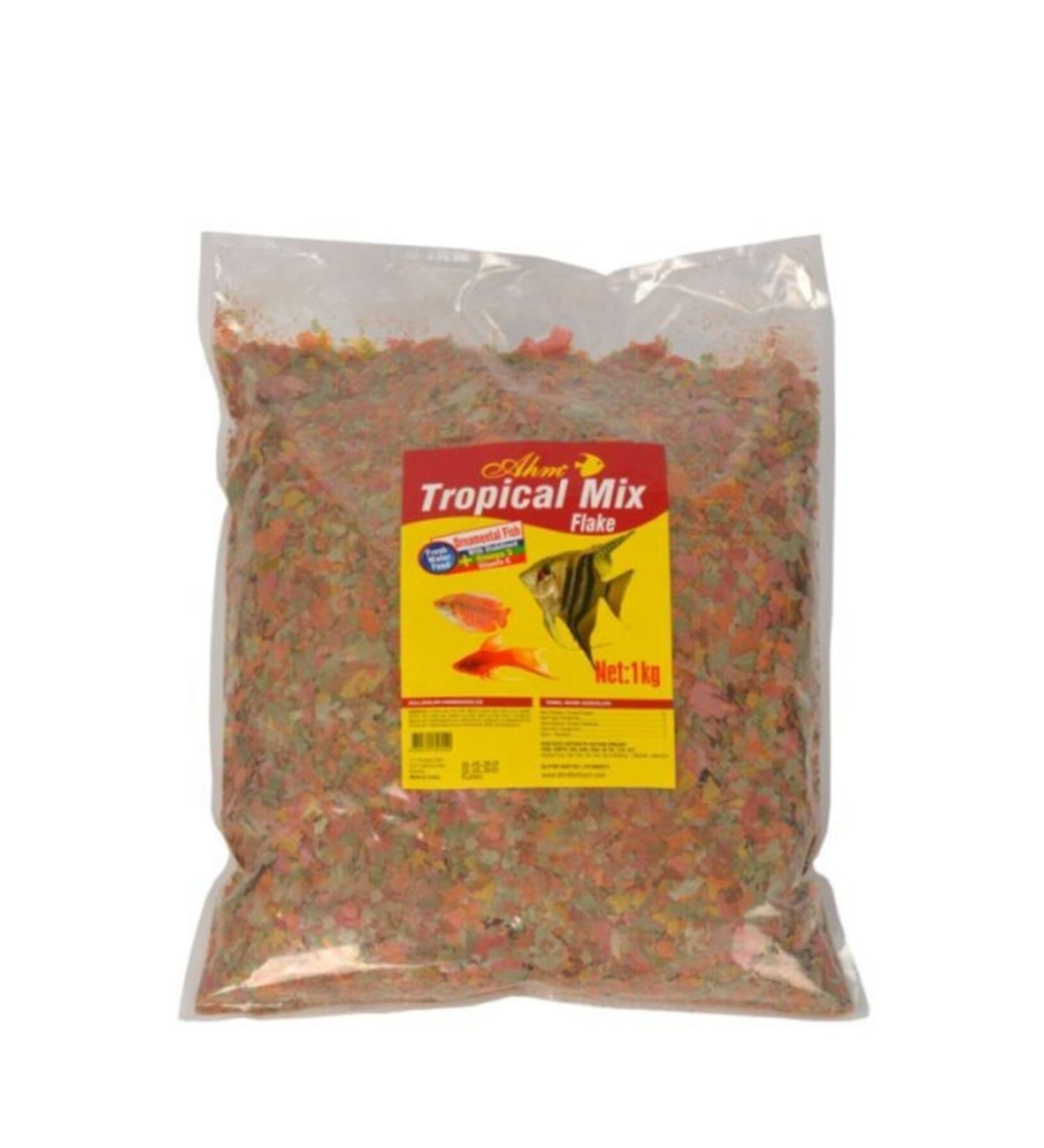 Ahm Tropical Mix Flake Mixed Flake Fish Food 1kg