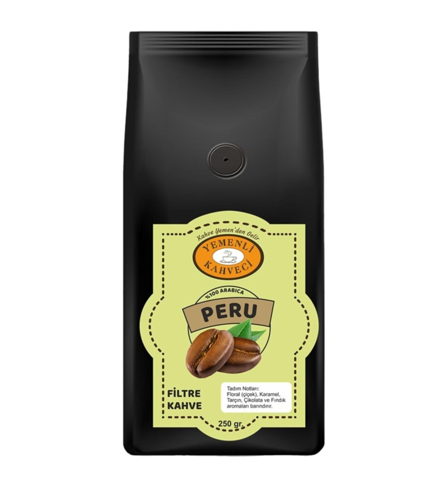 YEMENL KAHVEC Peruvian Arabica Filter Coffee 250 gr.
