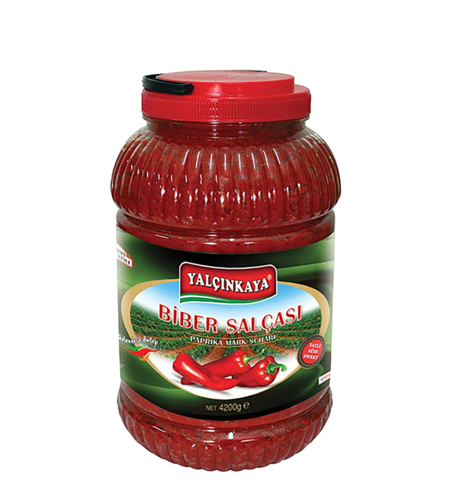 Yalcinkaya Pepper Paste Sweet (antepgun) Net 4200 Grams