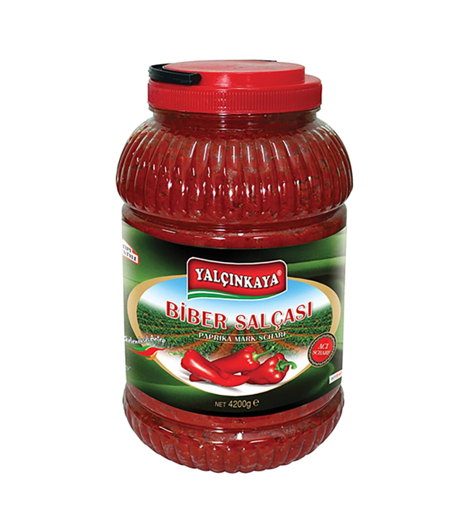 Yalcinkaya Pepper Paste Hot (Antepgun) Net 4200 grams
