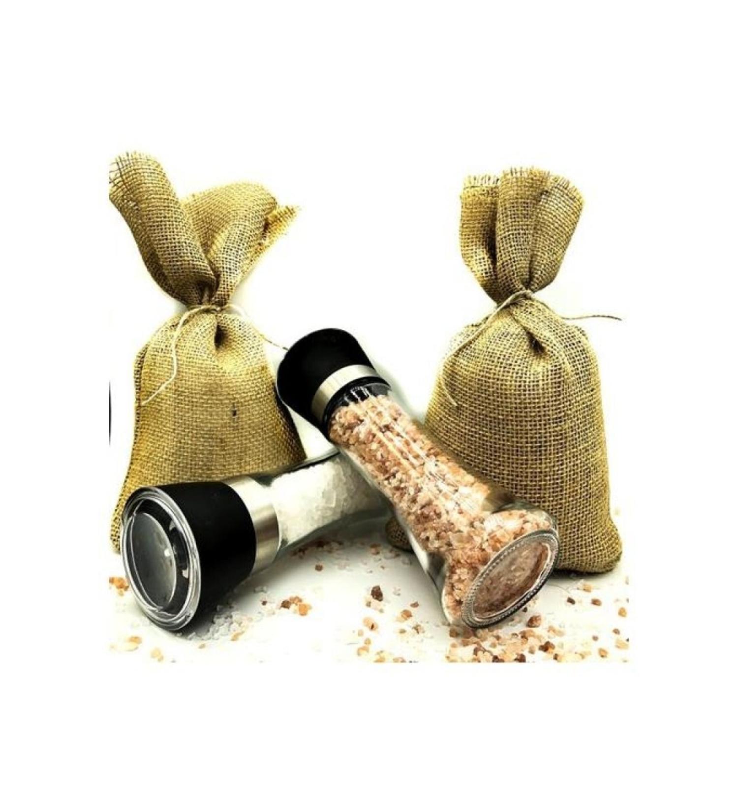 Healing Salt Large Glass Mill Himalayan Salt 50ml