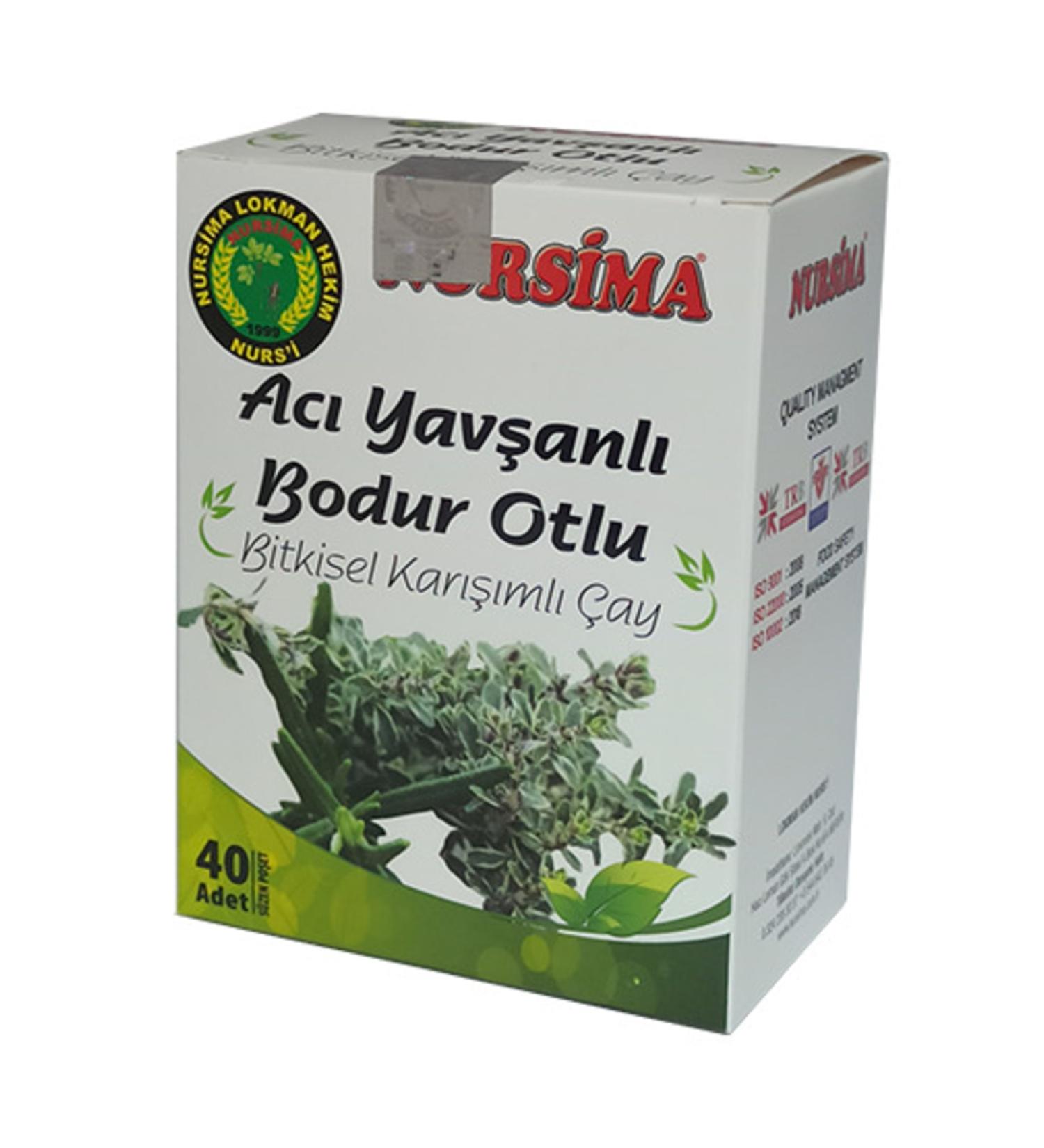 Nursima Bitter Yav anl Dwarf Herbal Mixed Tea 40 Filtering Bags