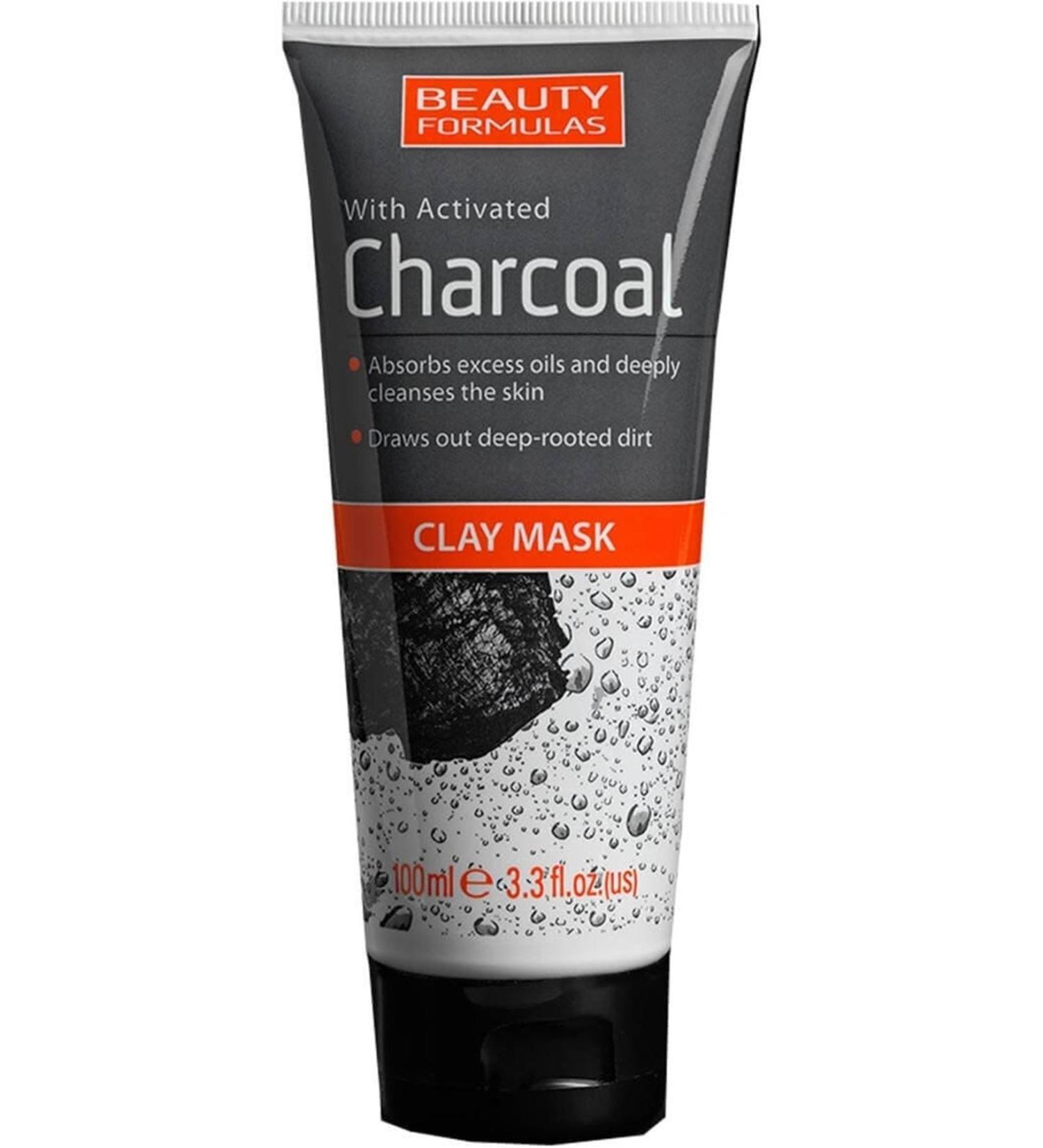 BEAUTY FORMULAS Charcoal Clay Mask 100 Ml