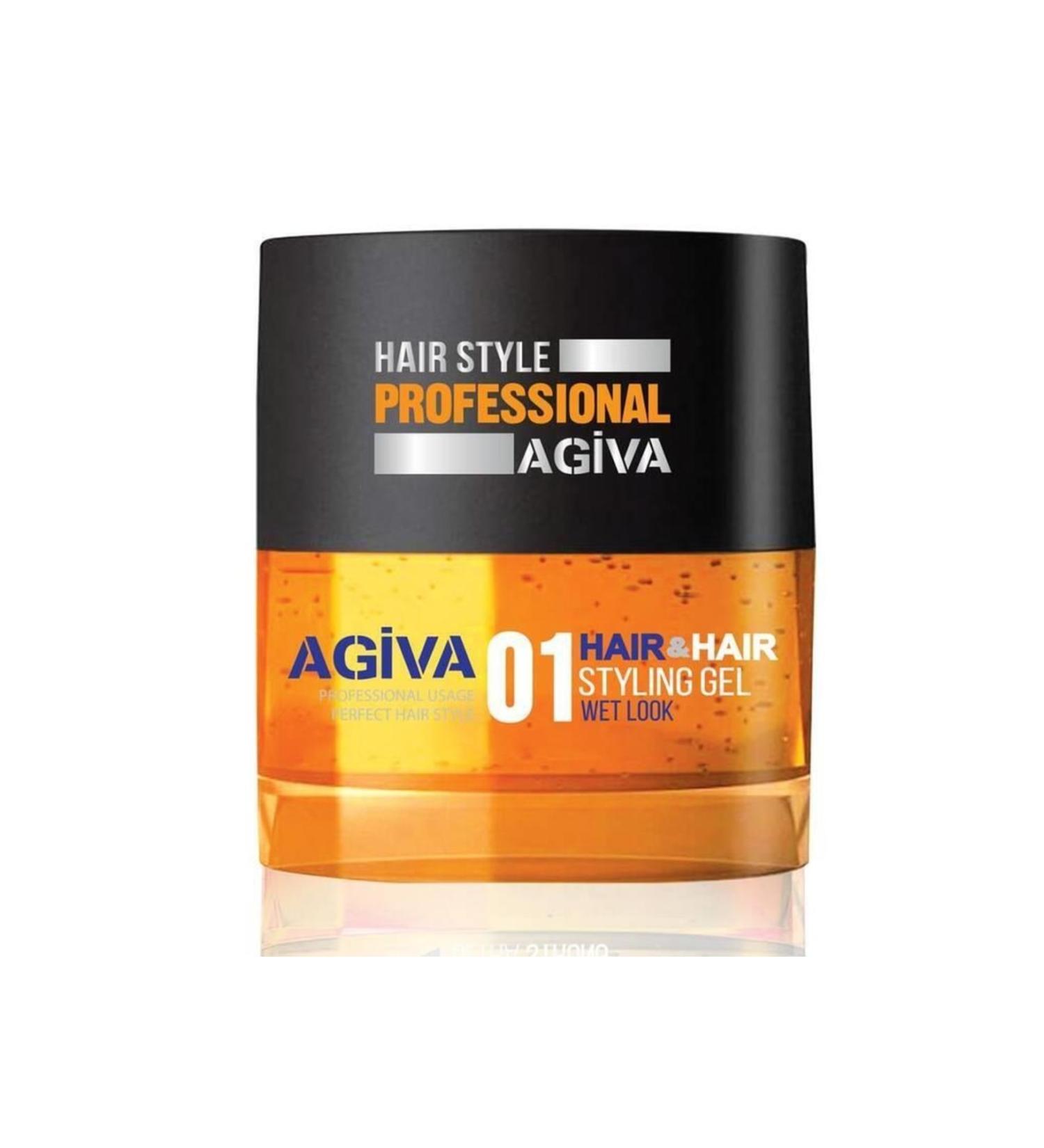 Agiva Hair Styling Gel 01 Wet Look 700 ml