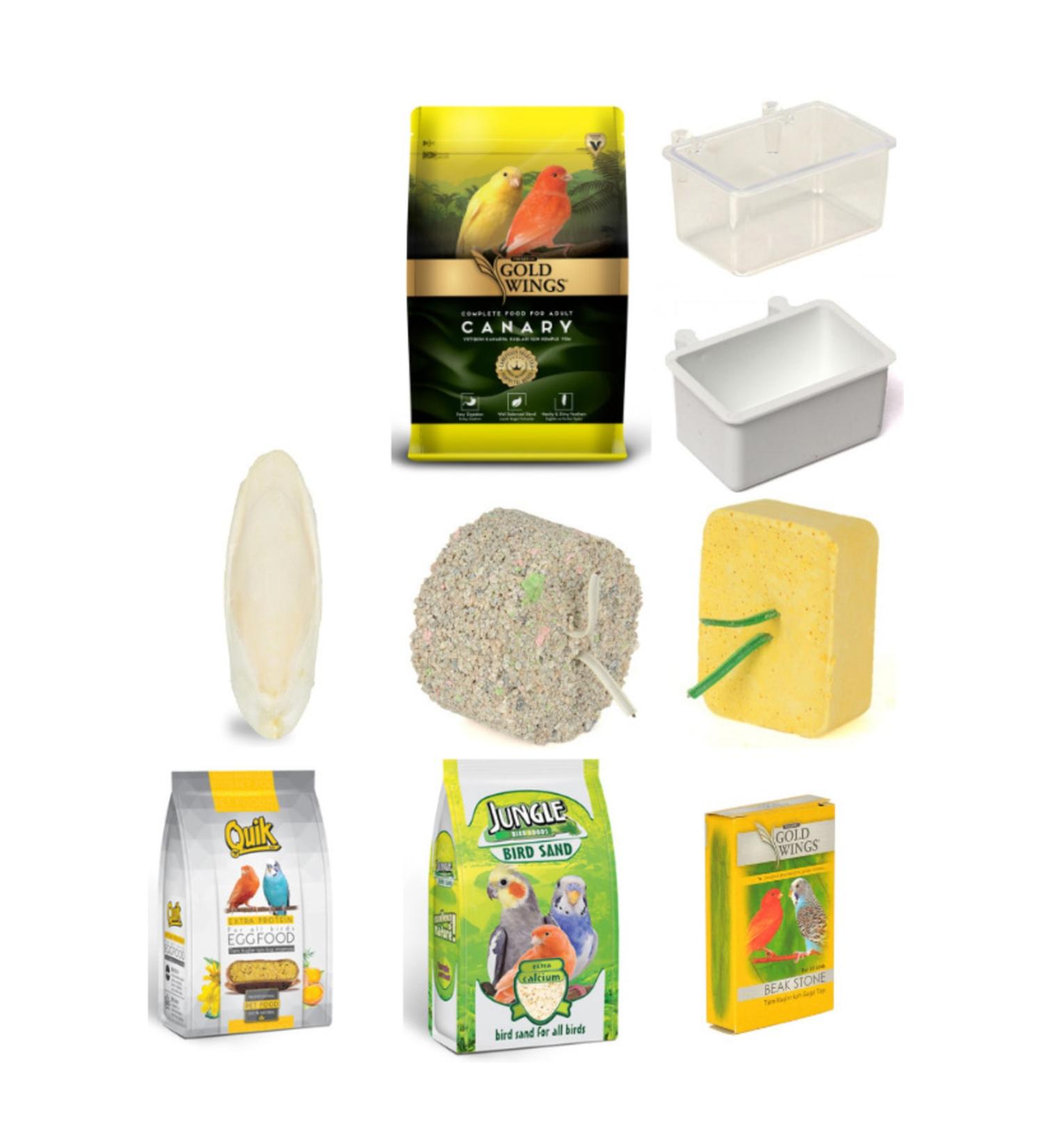 Gold Wings Canary 9 Piece Set