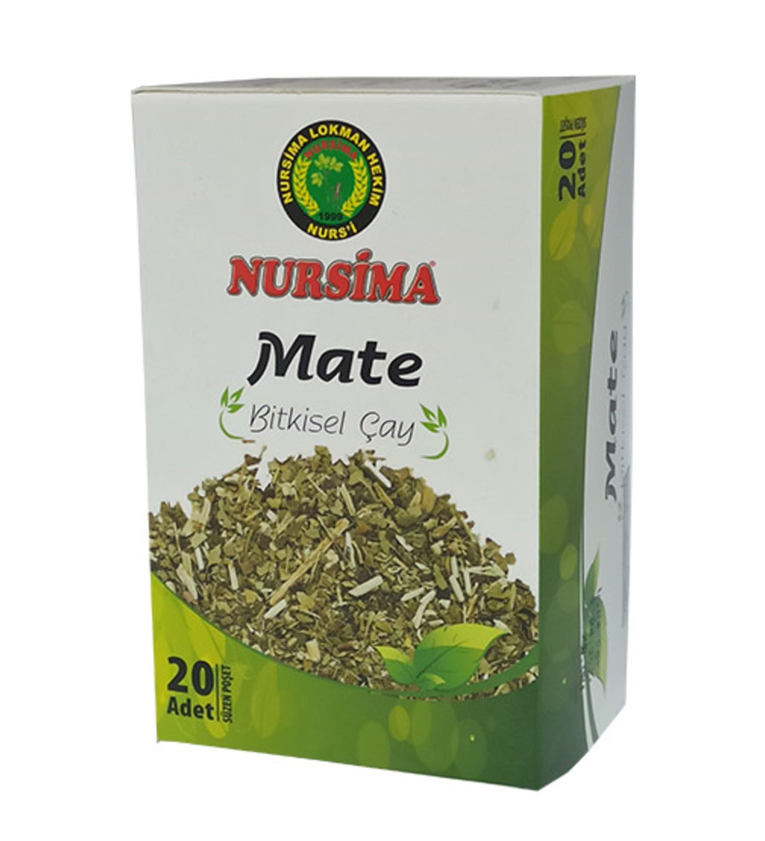 Nursima Siftaholsun Mate Herbal Tea 20 Filter Bags