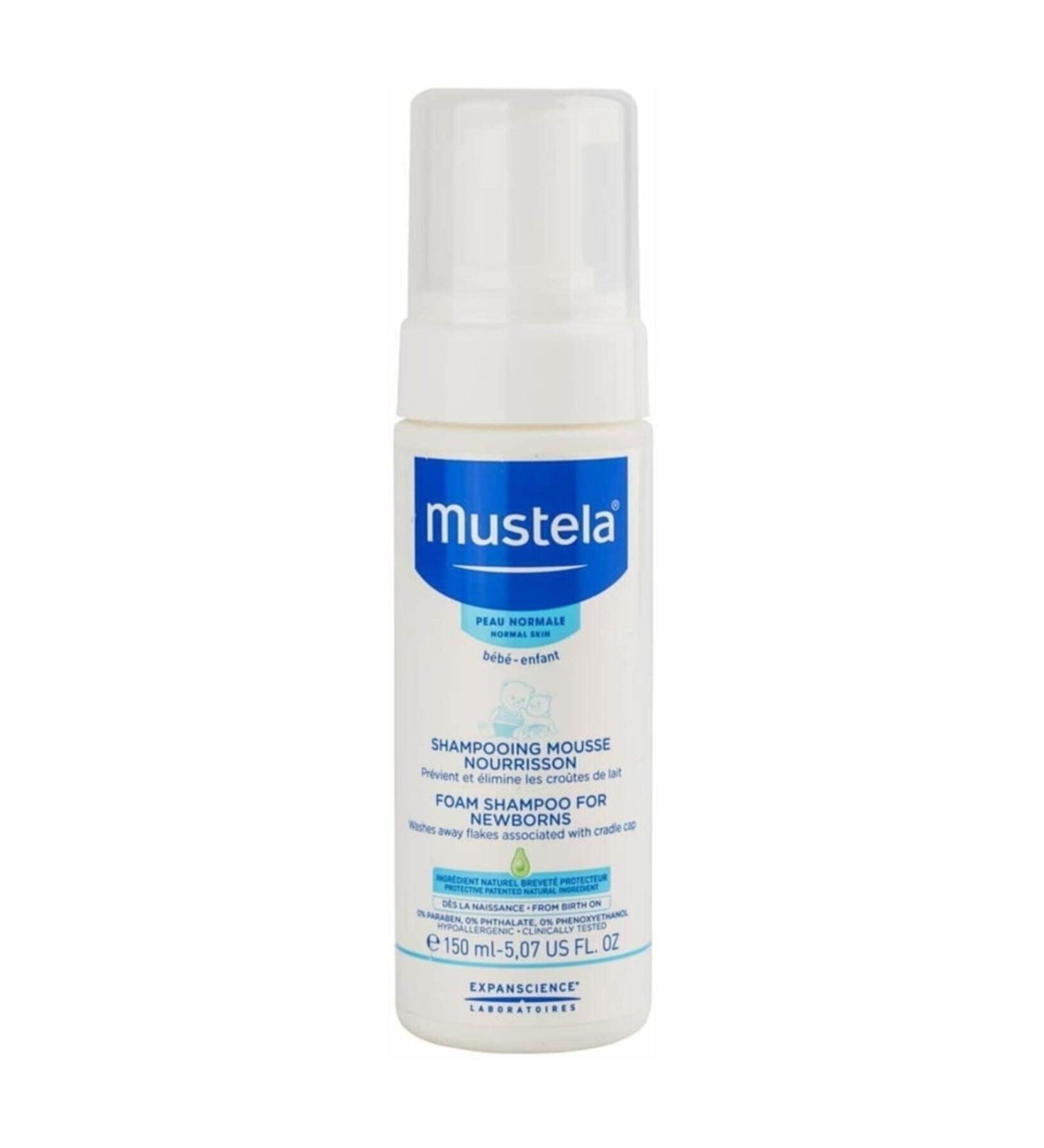 Mustela Newborn Cradle Cap Preventive Foam Shampoo 150 Ml 3504105023980