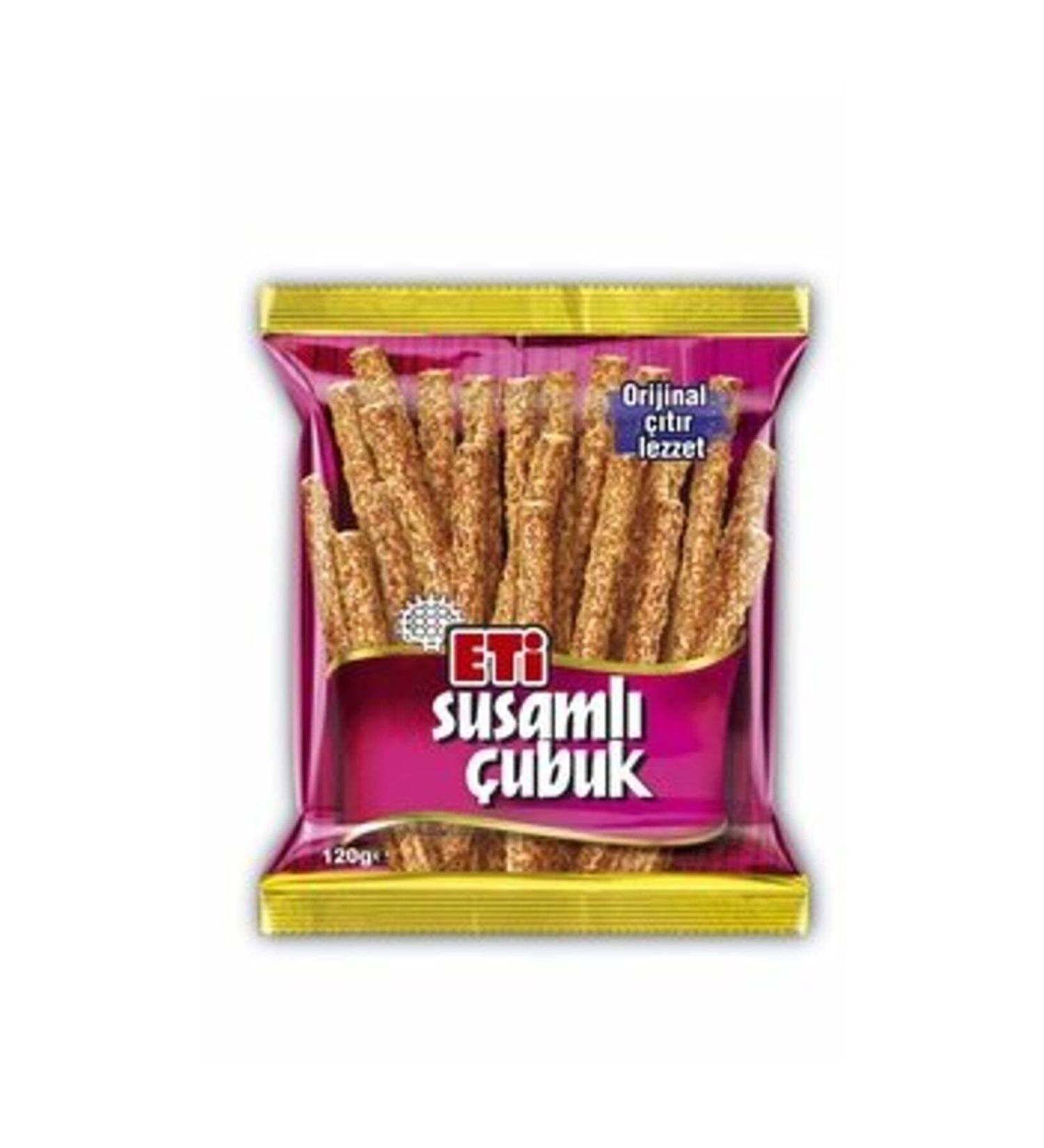 Eti Sesame Stick Crackers 120 gr 10 Pieces