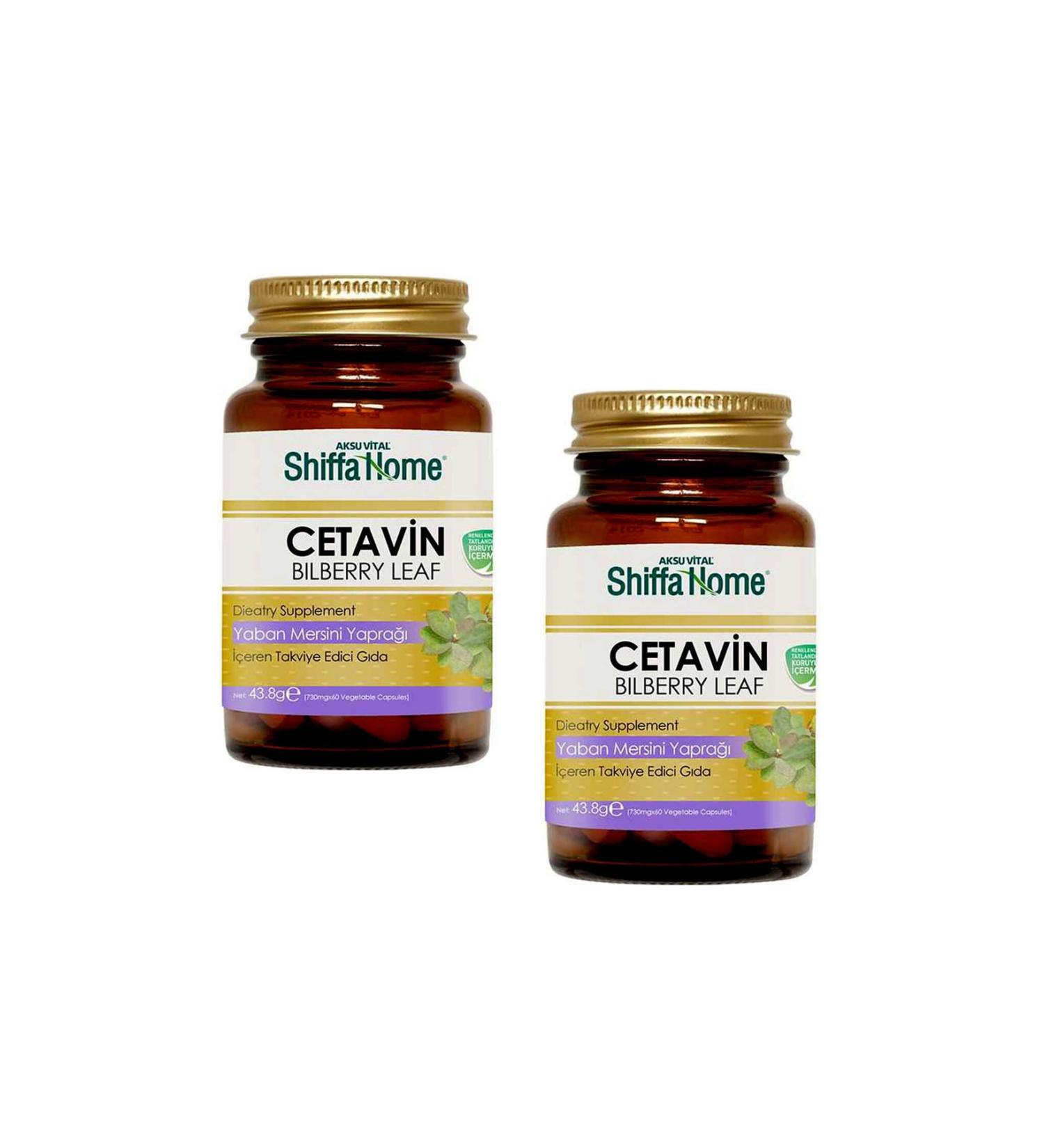 Shiffa Home Cetavin 730 mg 60 Capsules 2 Pieces