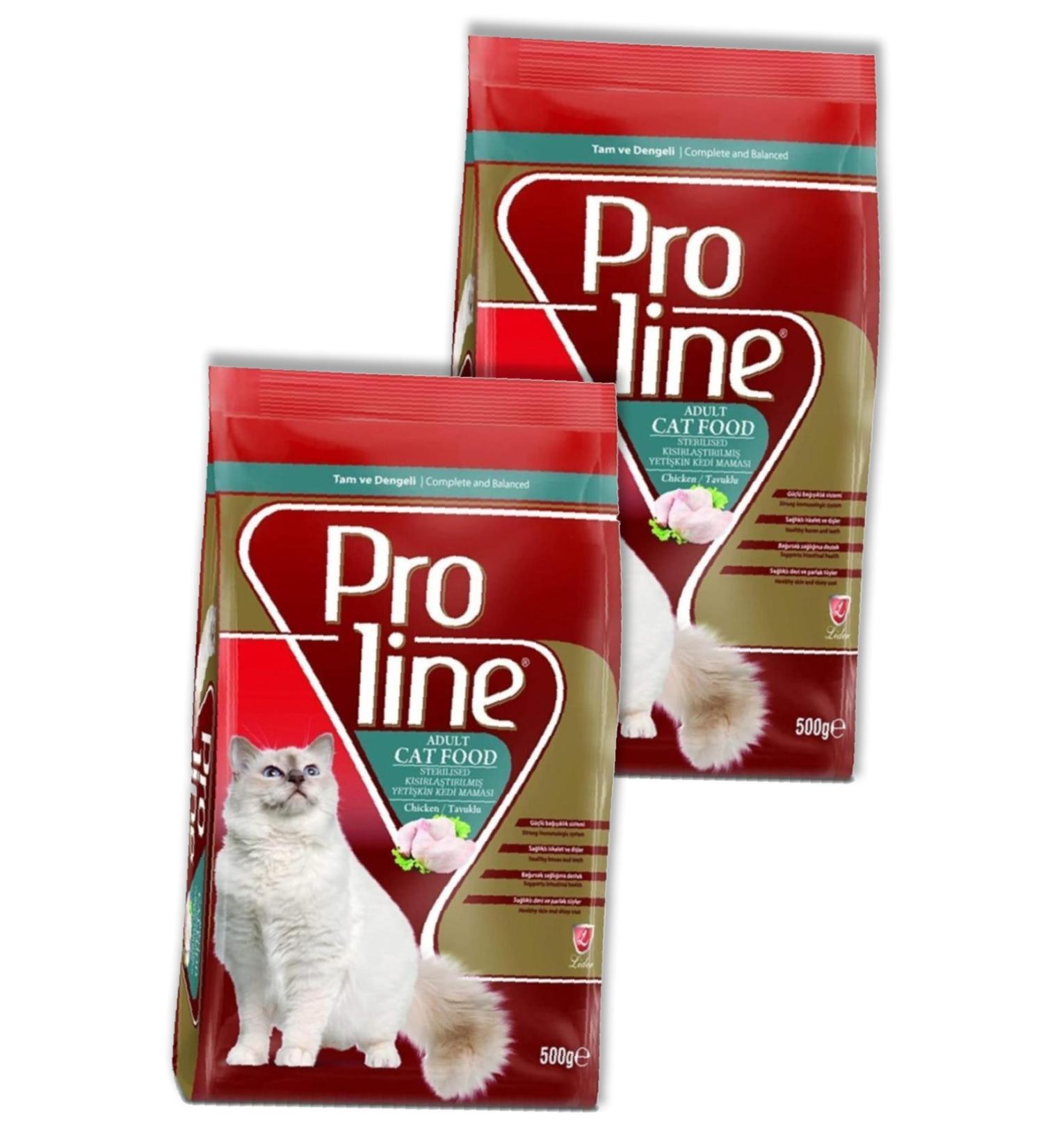 Proline Proline Sterilized Cat Food 500gr X 2 Pieces