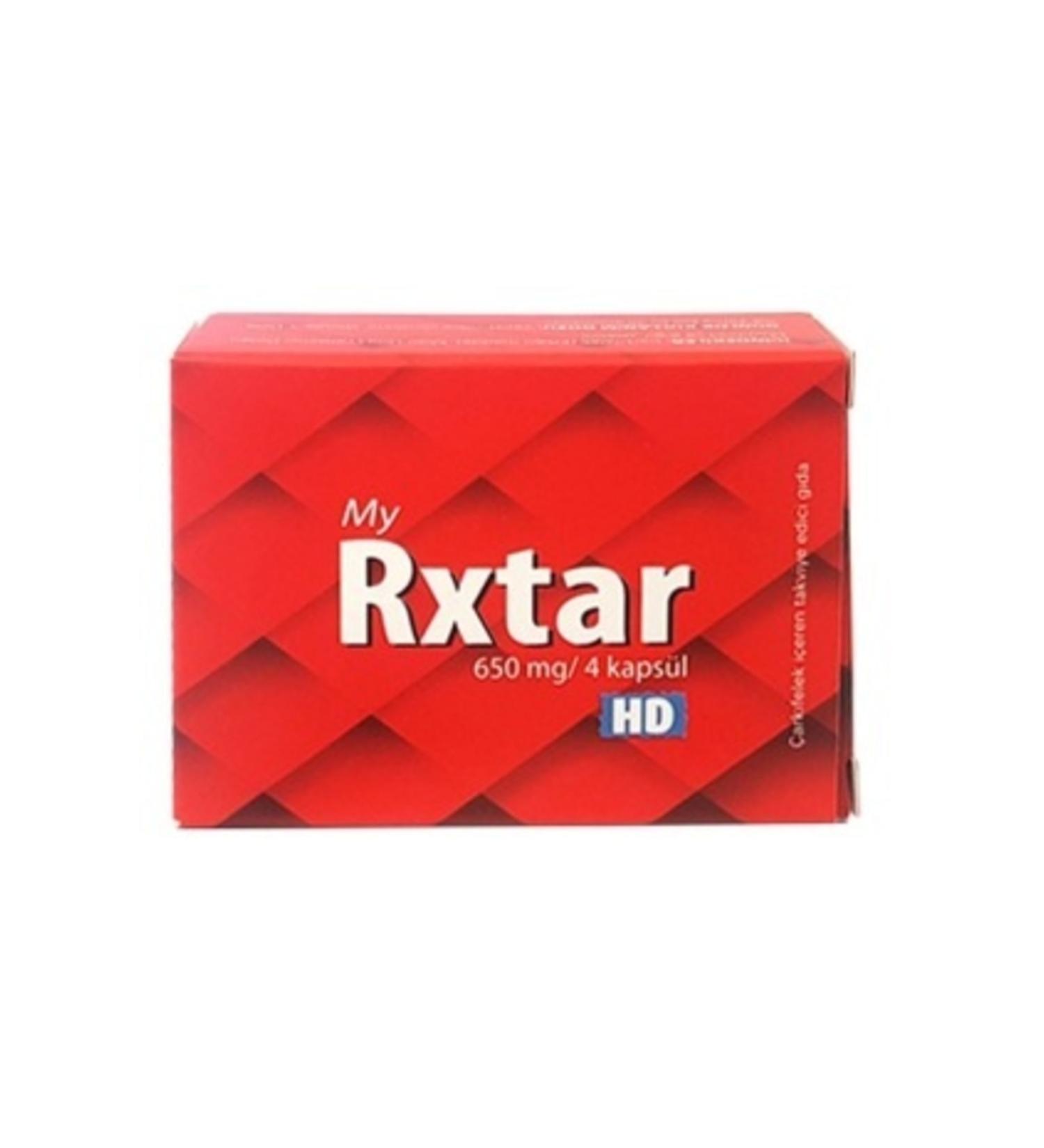 HD My Rxtar 650 Mg 4 Tablets Pills 4 Boxes