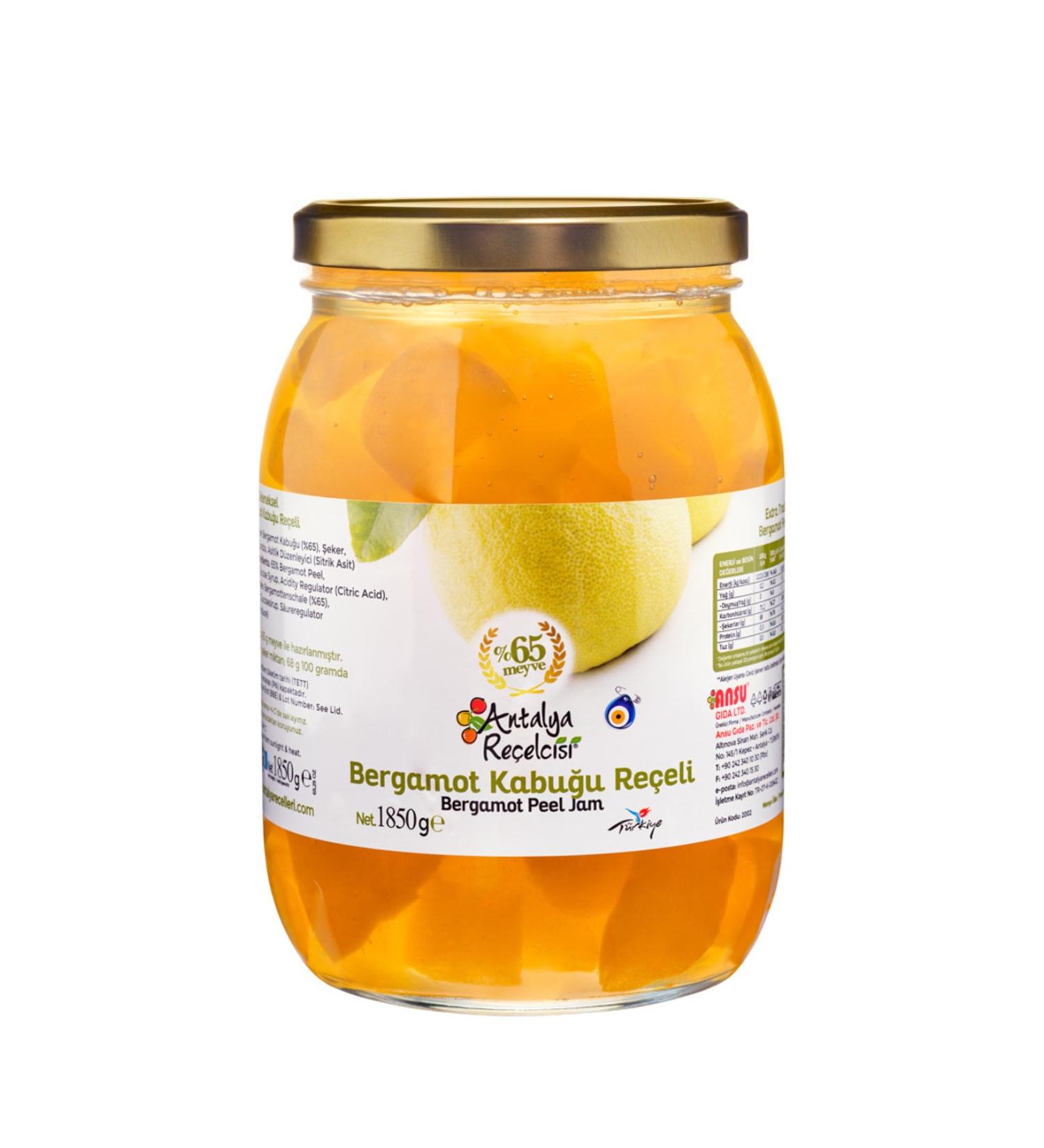 Antalya Jam Shop Bergamot Peel Jam 1850gr