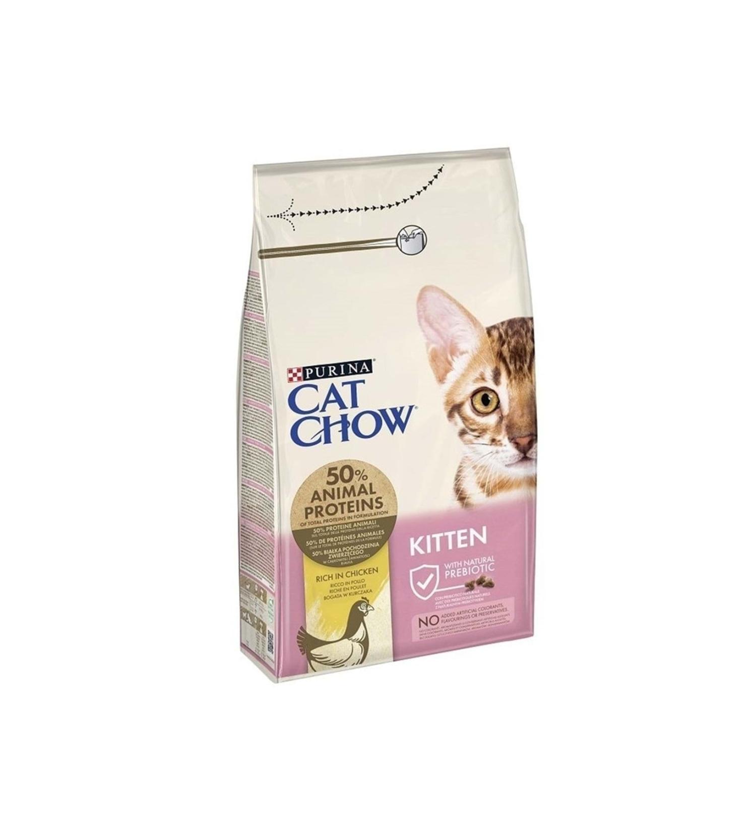 Purina Cat Chow Kitten Chicken Kitten Dry Cat Food 1.5 Kg.