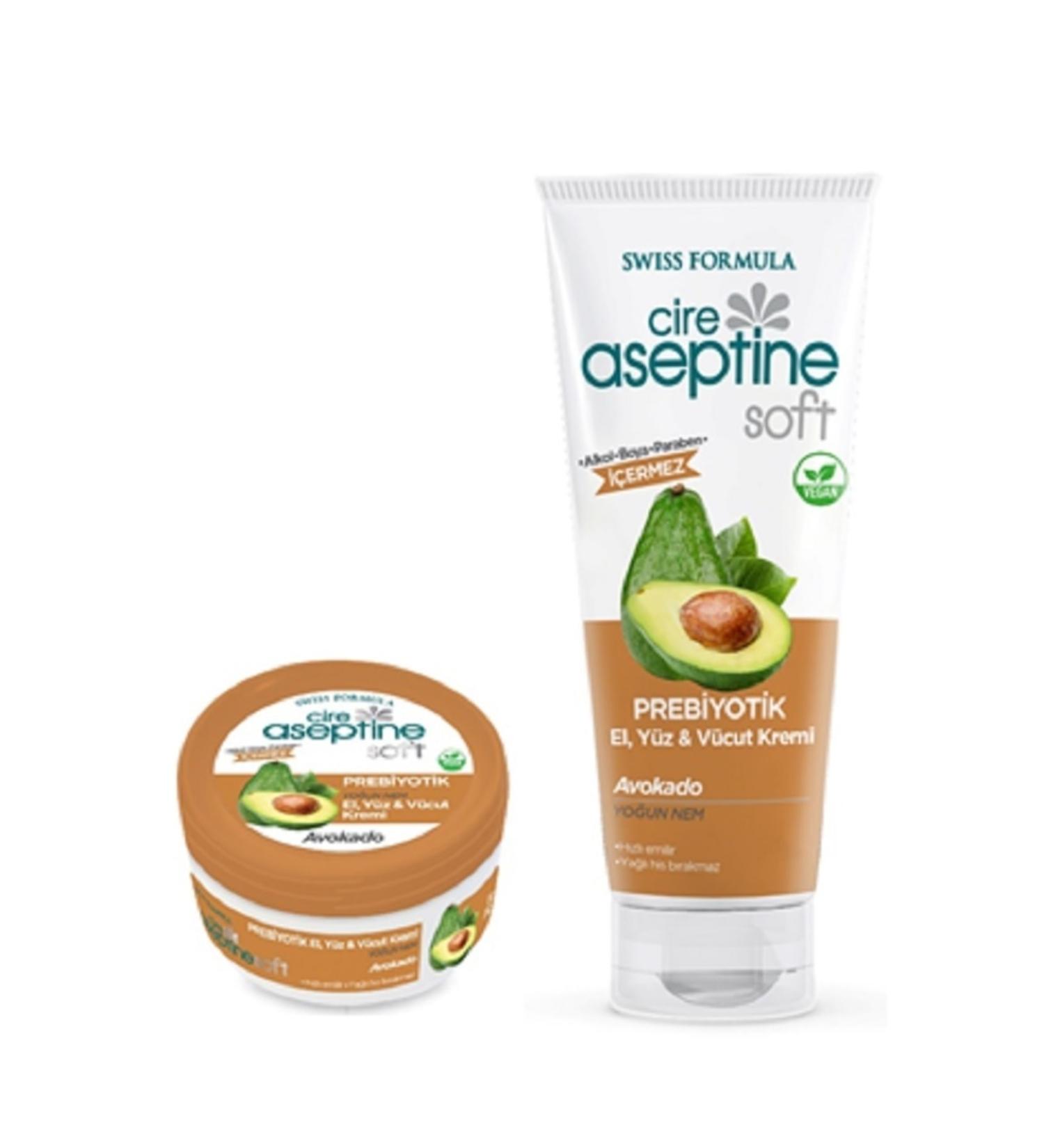 Cire Aseptine (Prebiotic Hand and Body Cream Avocado) 30 Ml+75 Ml
