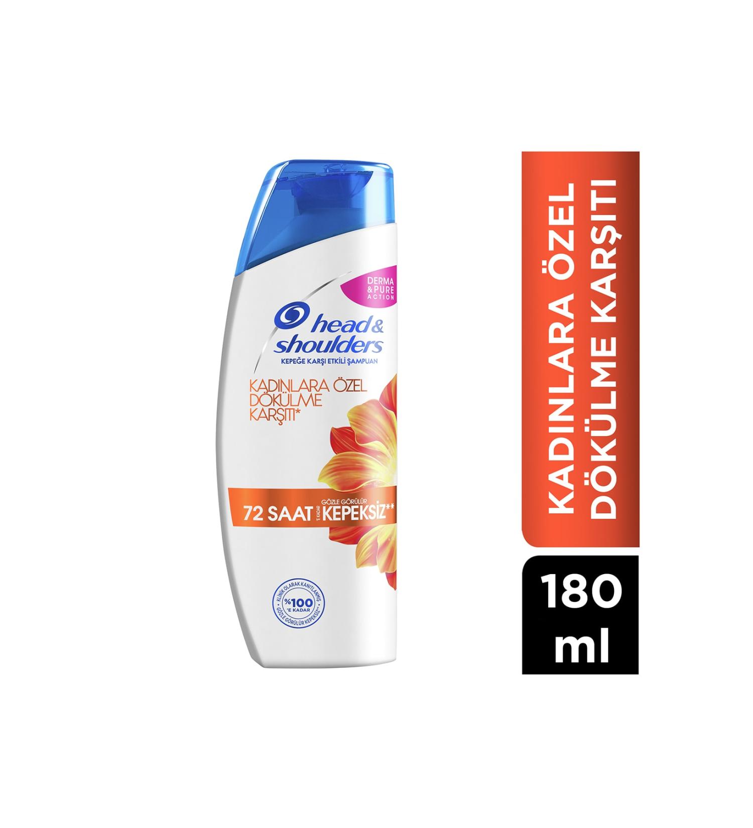 Head And Shoulders Shampoo For Women Anti-Hair Loss 180 ml - Buy Online on GoSupps.com