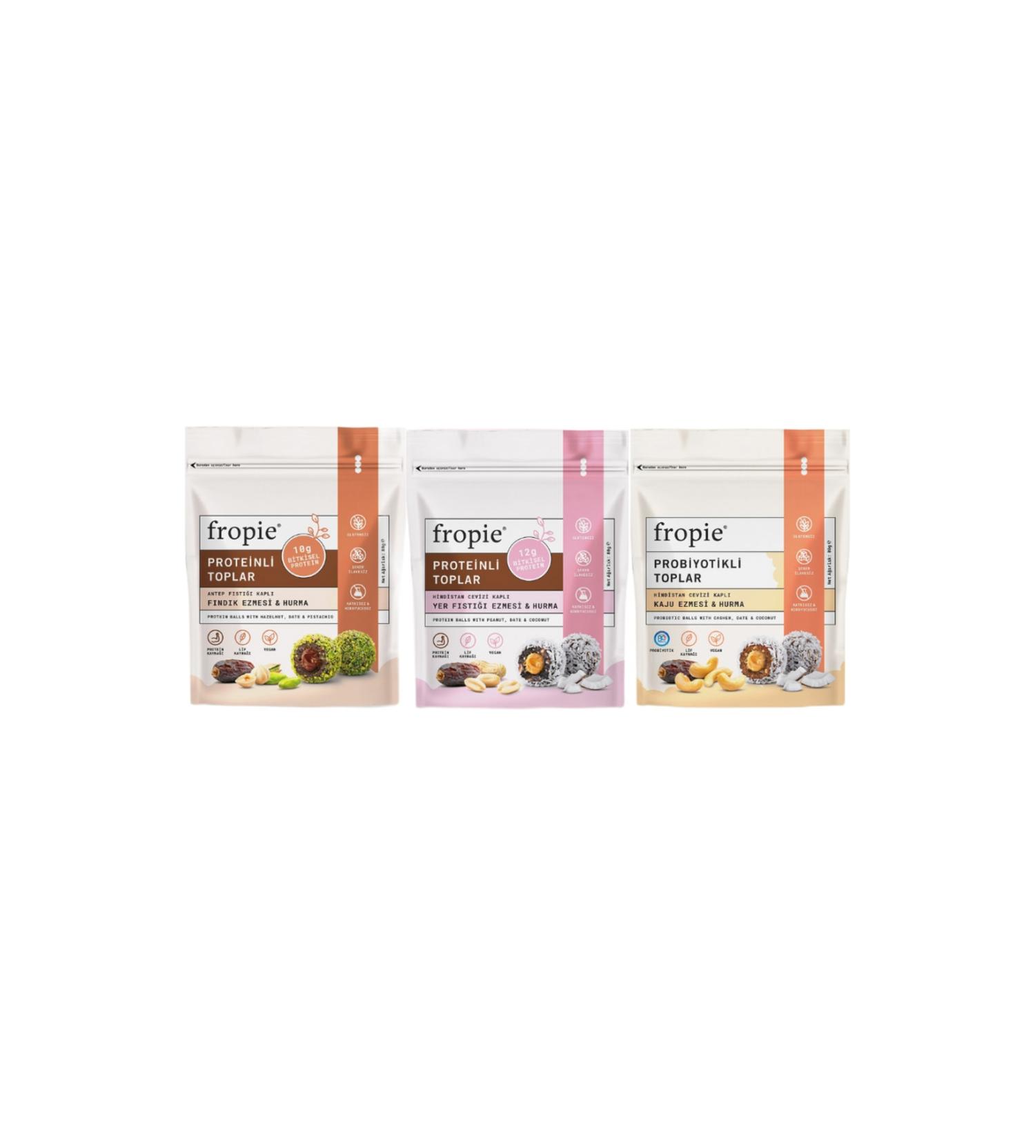 FROPIE Probiotic Snack Balls 3-Piece Introduction Pack