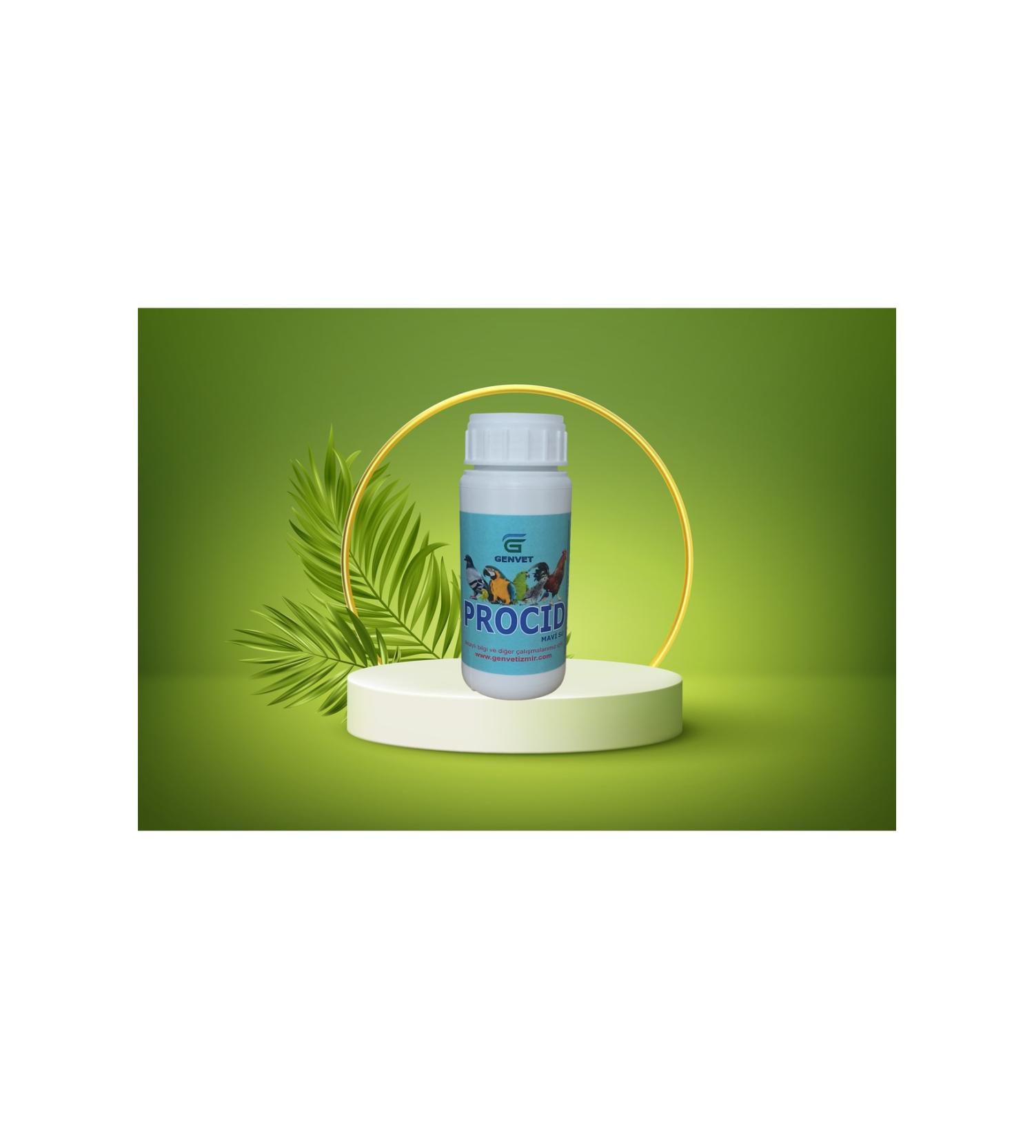 Gen vet Procid Blue Water - 125ml. Organic Antifungal