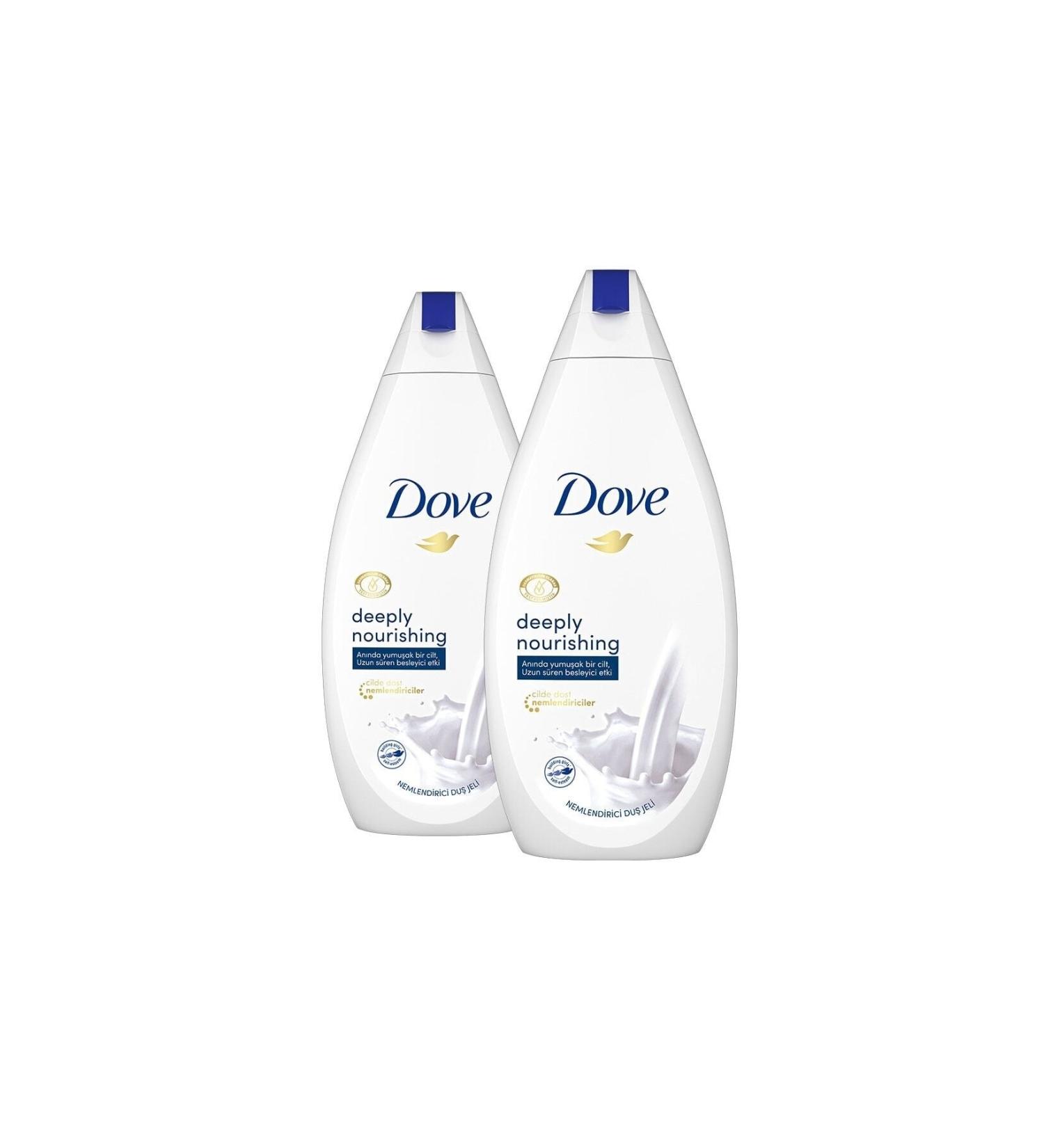 Dove Moisturizing Coconut Oil & Almond Milk Extract Shower Gel 500 Ml X 2 Pcs - Buy Online on GoSupps.com