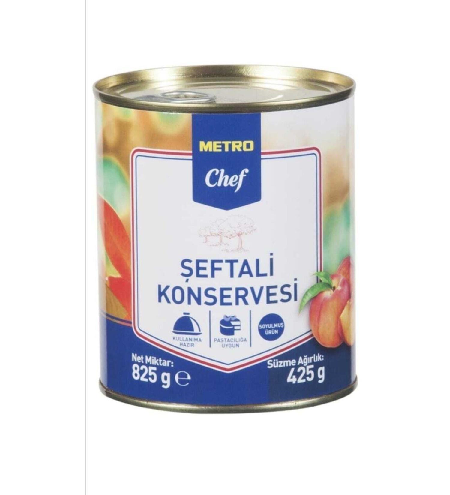 Metro Chef Canned Peaches 825 gr