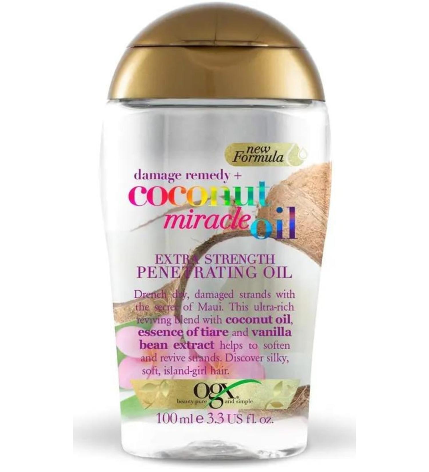 OGX Coconut Miracle Oil Hair Care Oil 100ml - Buy Online on GoSupps.com